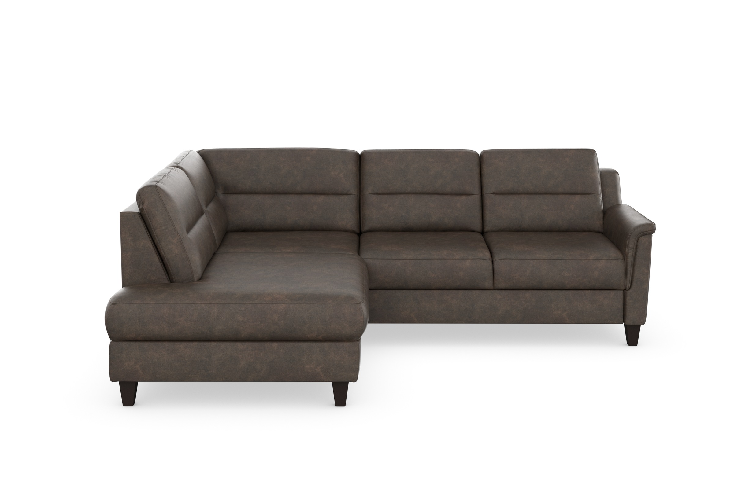 sit&more Ecksofa »Farö L-Form«, inklusive Federkern, wahlweise mit Bettfunktion und Bettkasten
