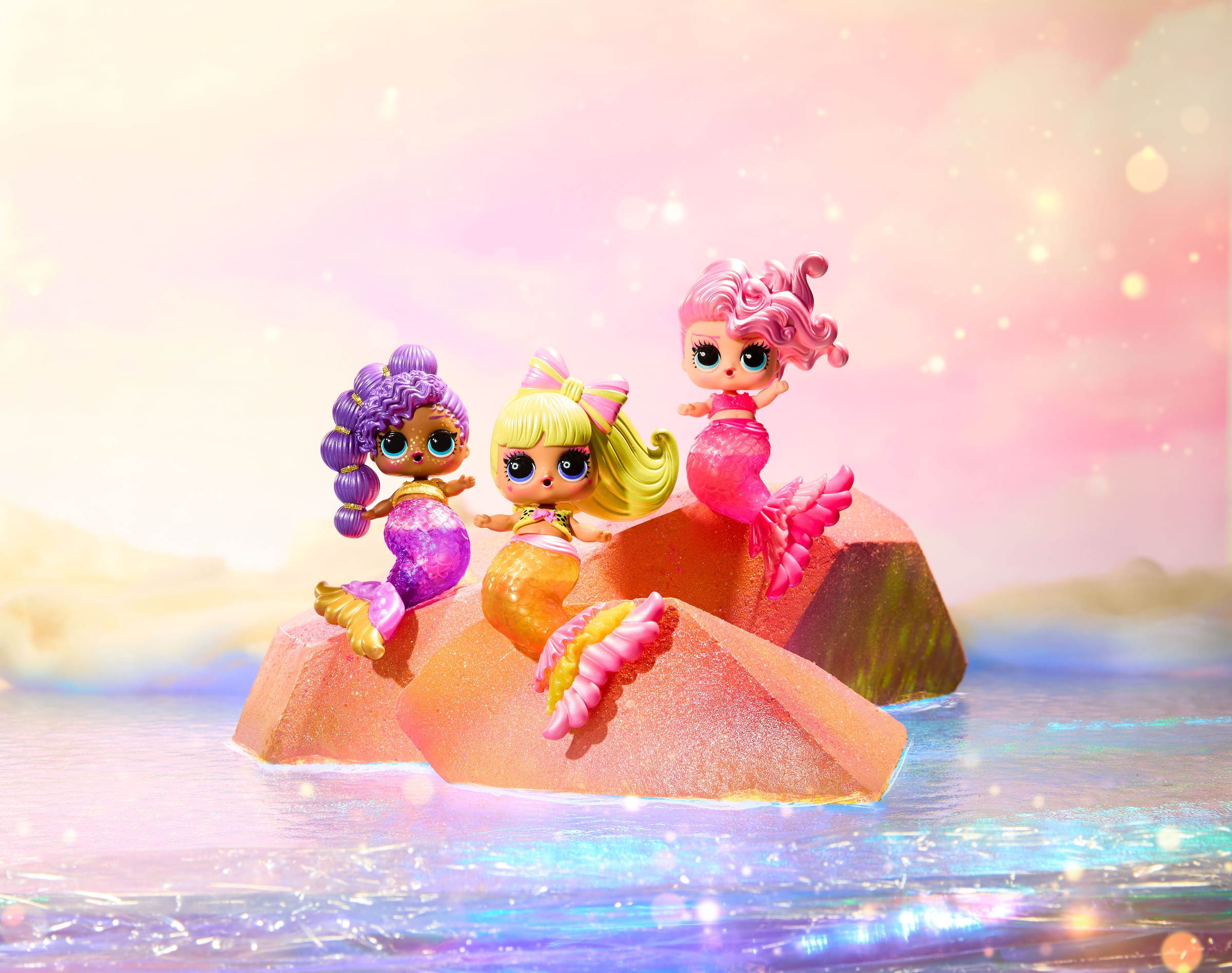 L.O.L. SURPRISE! Anziehpuppe »L.O.L. Surprise Mermaids! Makeover Magic Tots« Sortierte Lieferung - Abbildungen dienen als Beispiele!