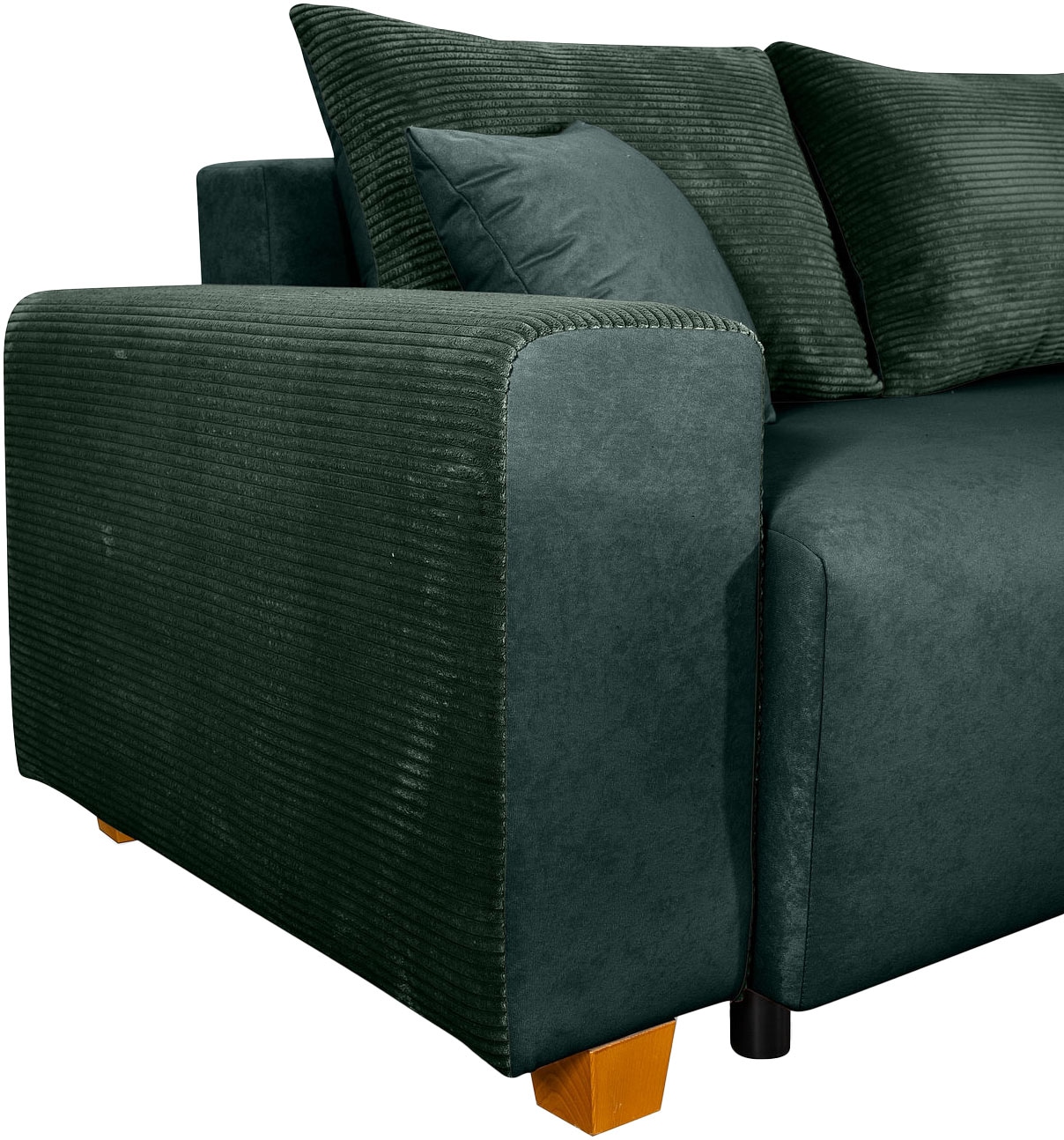 COLLECTION AB Schlafsofa »Yves, Liegefläche (B/T): 142/194 cm«, inkl. Bettfunktion, Bettkasten, Federkern & Zierkissen