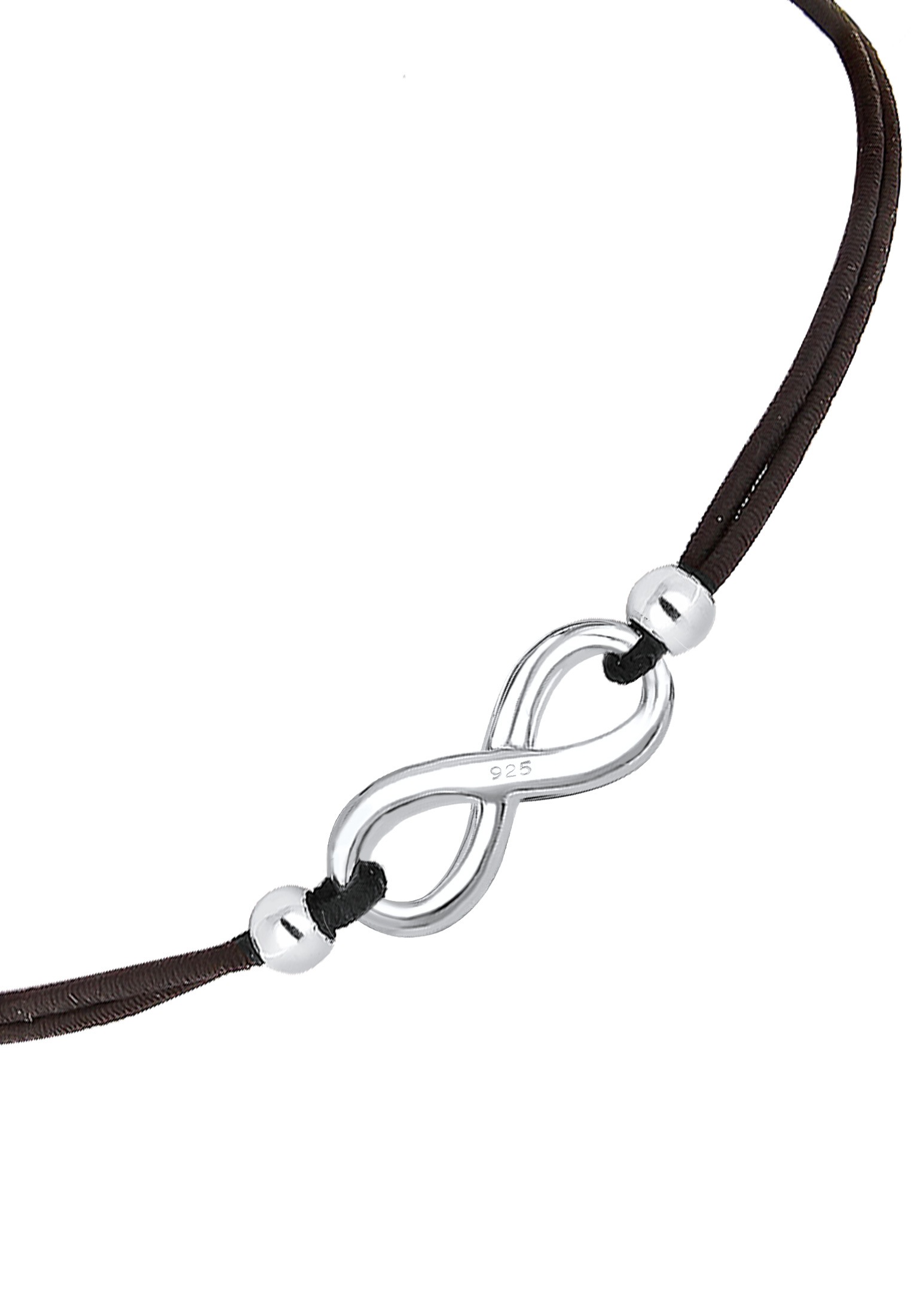 Elli Armkette »Armband Infinity Liebe Trend Symbol Elastisch 925 Silber«