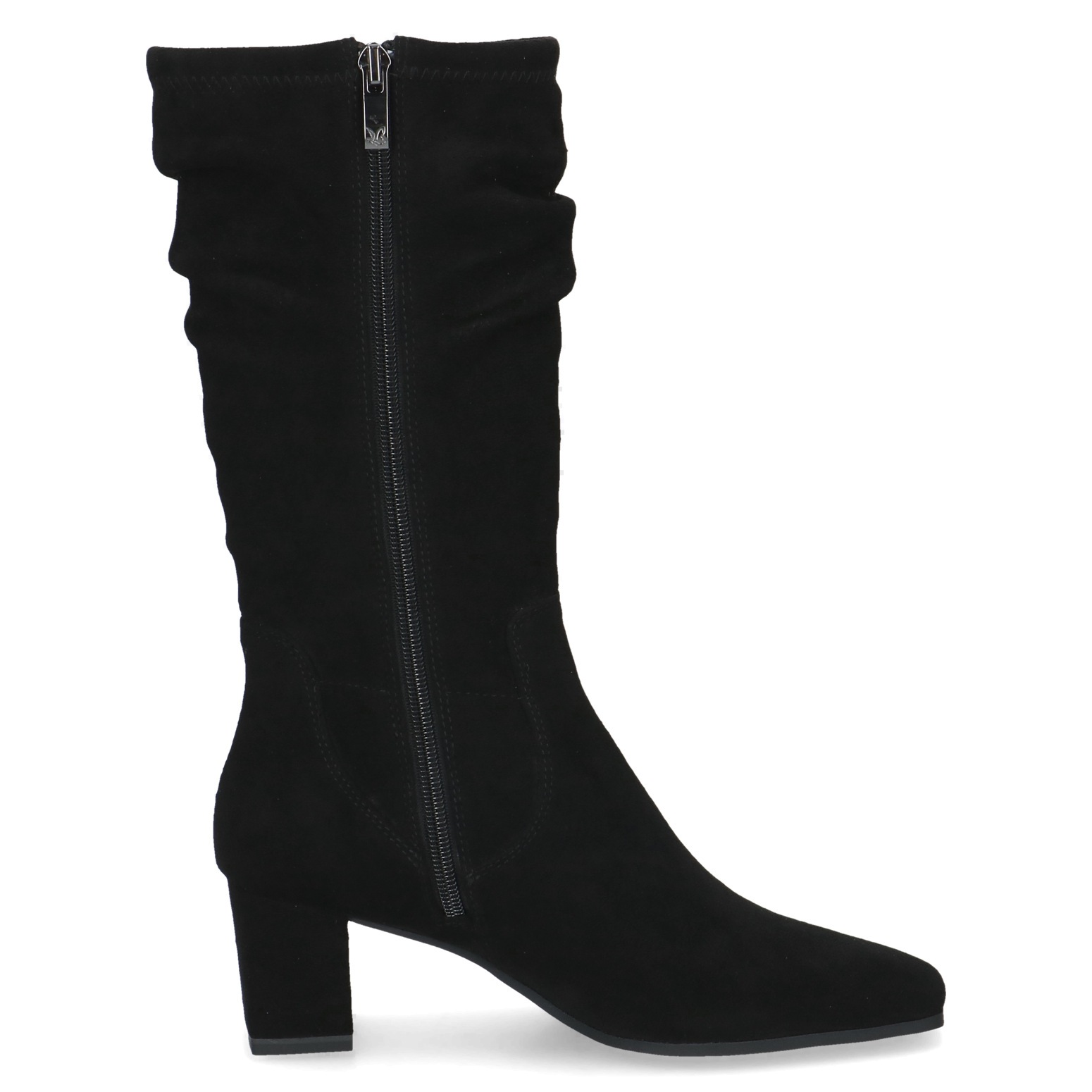 Caprice Stiefel  Blockabsatz, Langschaftstiefel mit slouchy Falten am Schaft