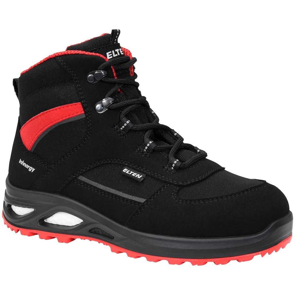 Elten Sicherheitsstiefel »HANNAH XXTL black-red Mid ESD S3«