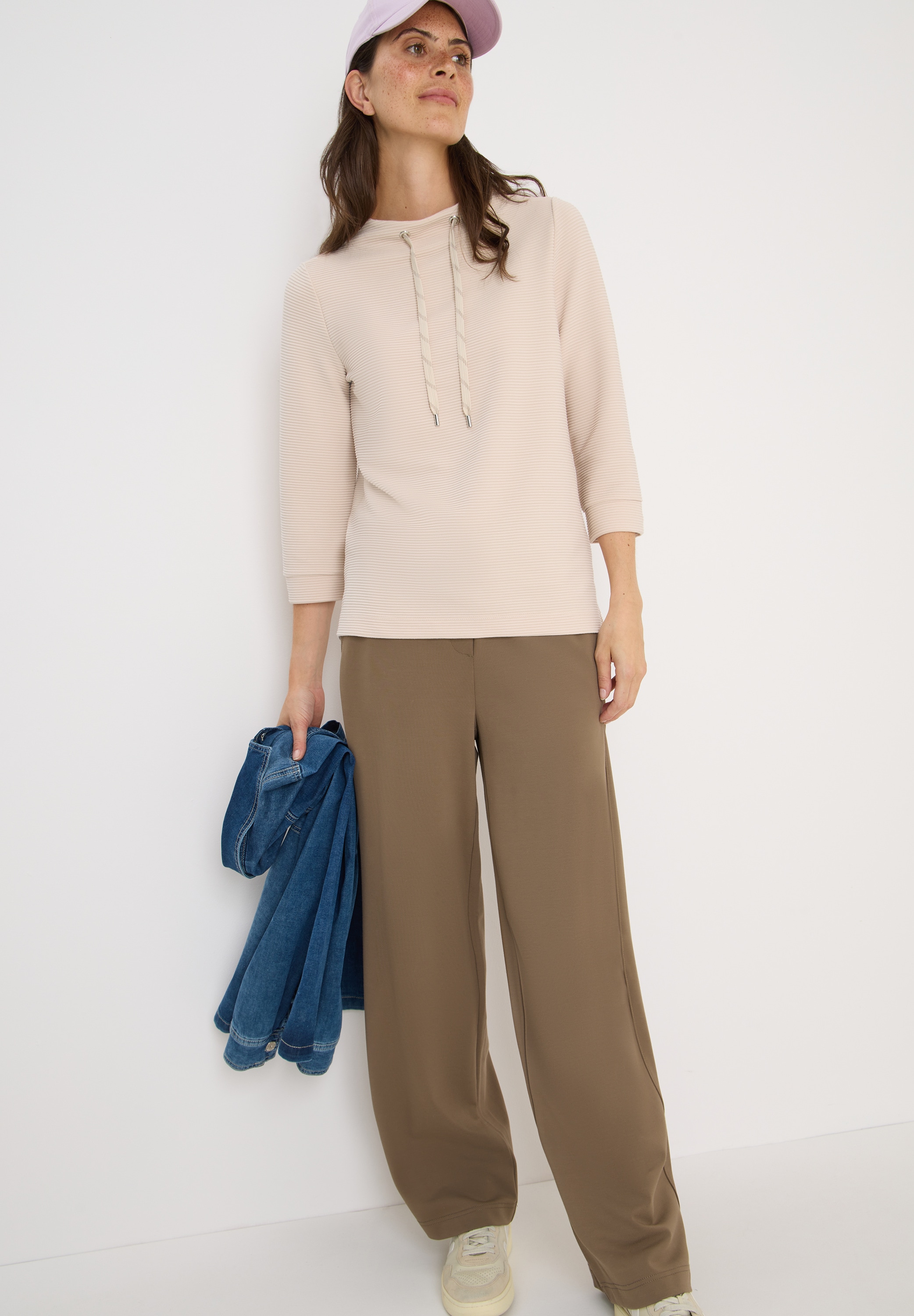 Cecil Sweatshirt mit 3/4-Ärmeln