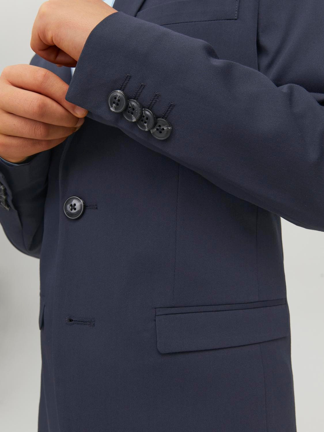 Jack & Jones Junior Sakko »JPRSOLAR stylisch, elastisch, pflegeleicht« unifarben, modisch, slim fit, Reverskragen