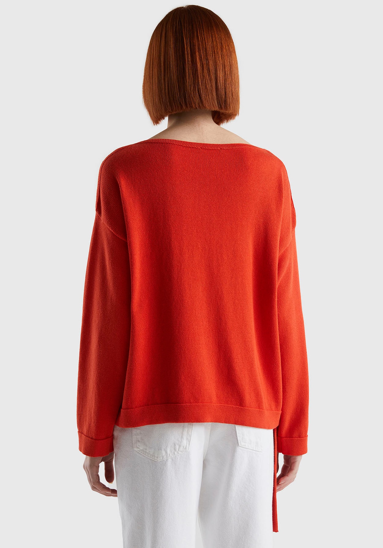 United Colors of Benetton Strickpullover, mit U-Boot-Ausschnitt