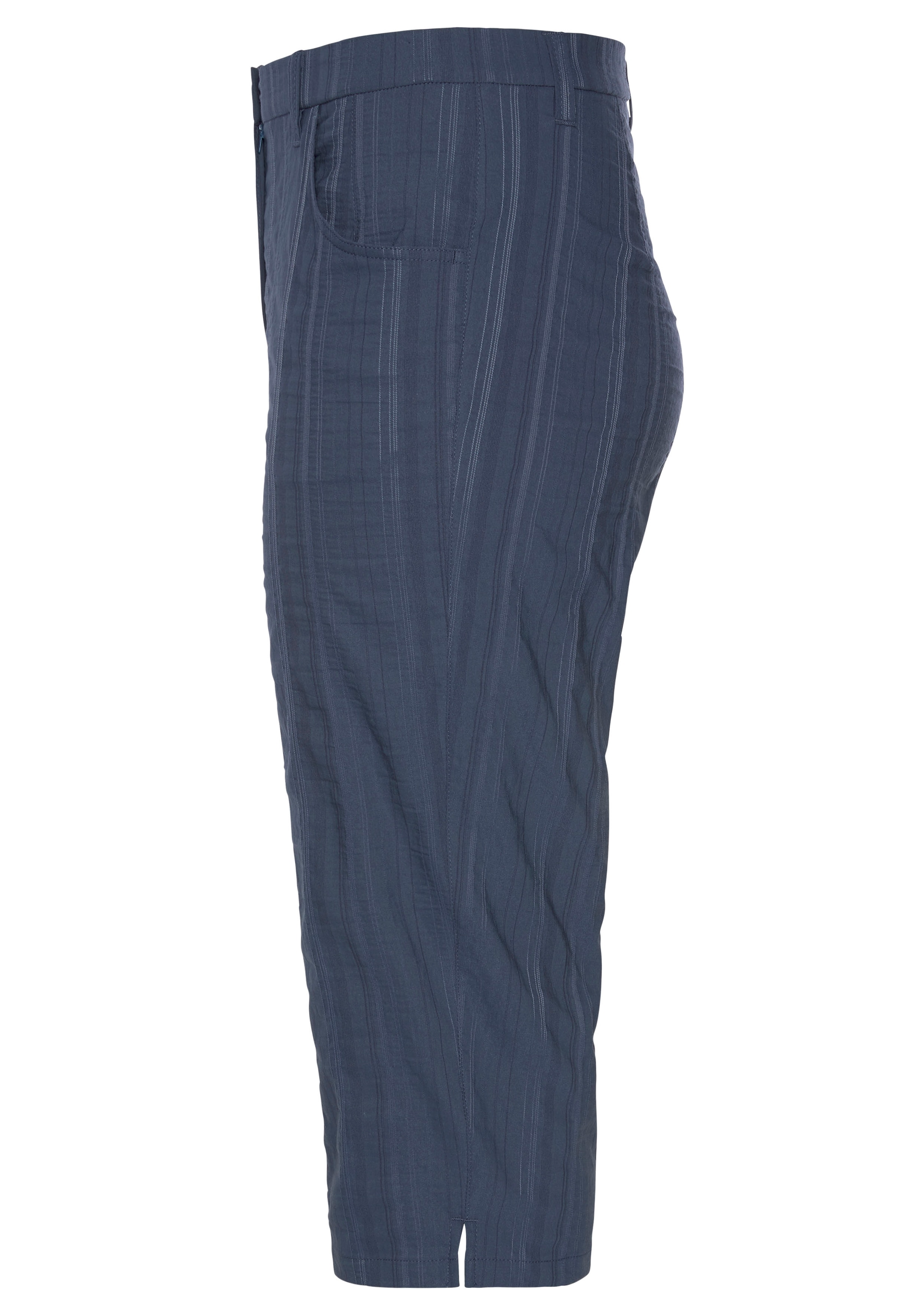 KjBRAND Caprihose »Babsie: bequemer Oberschenkel«, mit Strukturmuster
