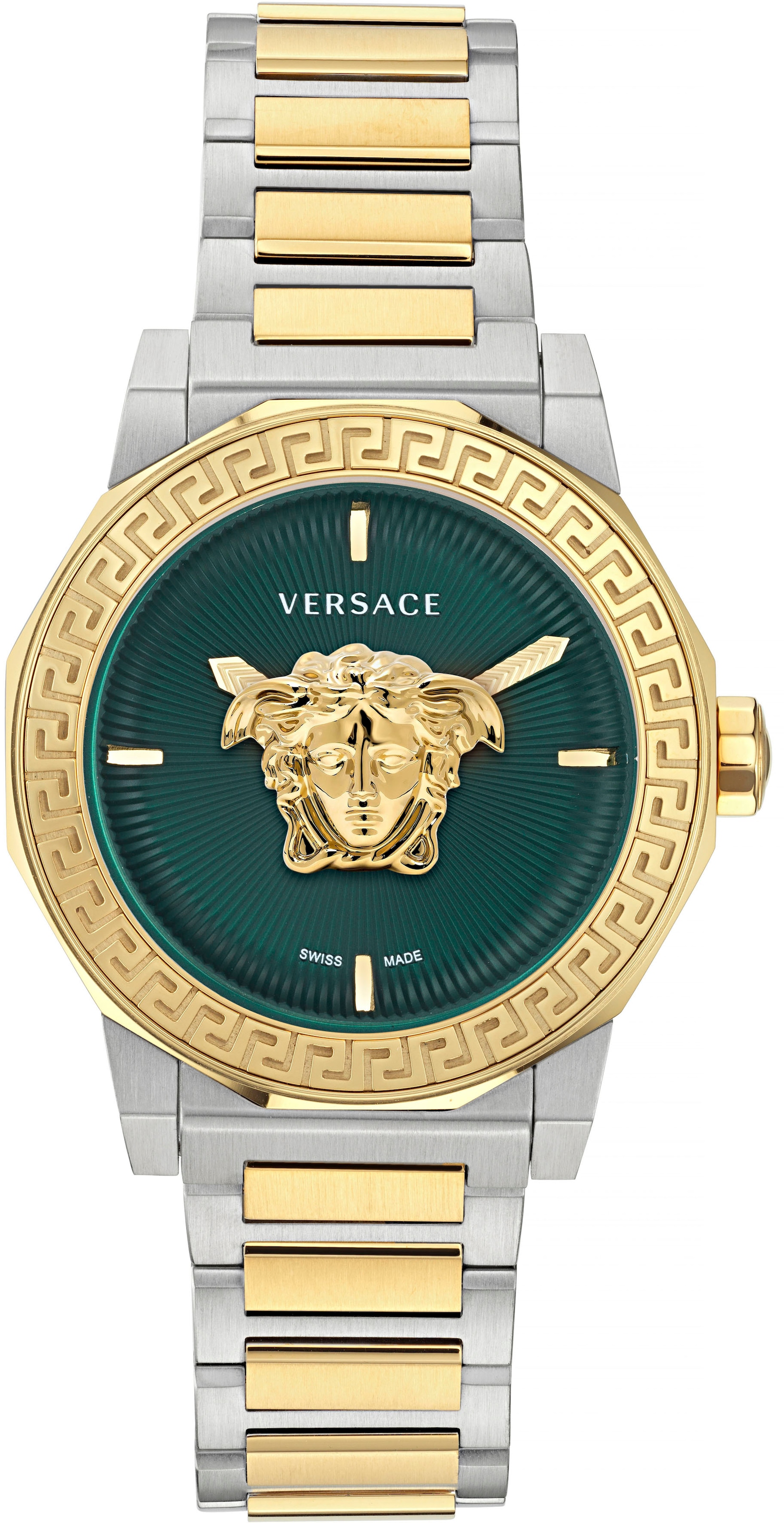Versace Quarzuhr »MEDUSA DECO, VE7B00323«, Armbanduhr, Damenuhr, Saphirglas, Swiss Made