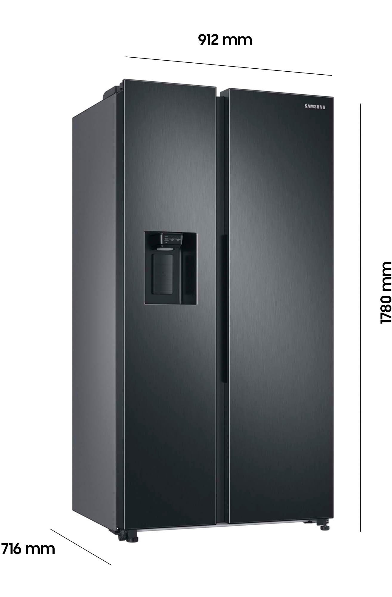 Samsung Side-by-Side RS8000 »RS6GA884CB1«, Festwasseranschluss nötig