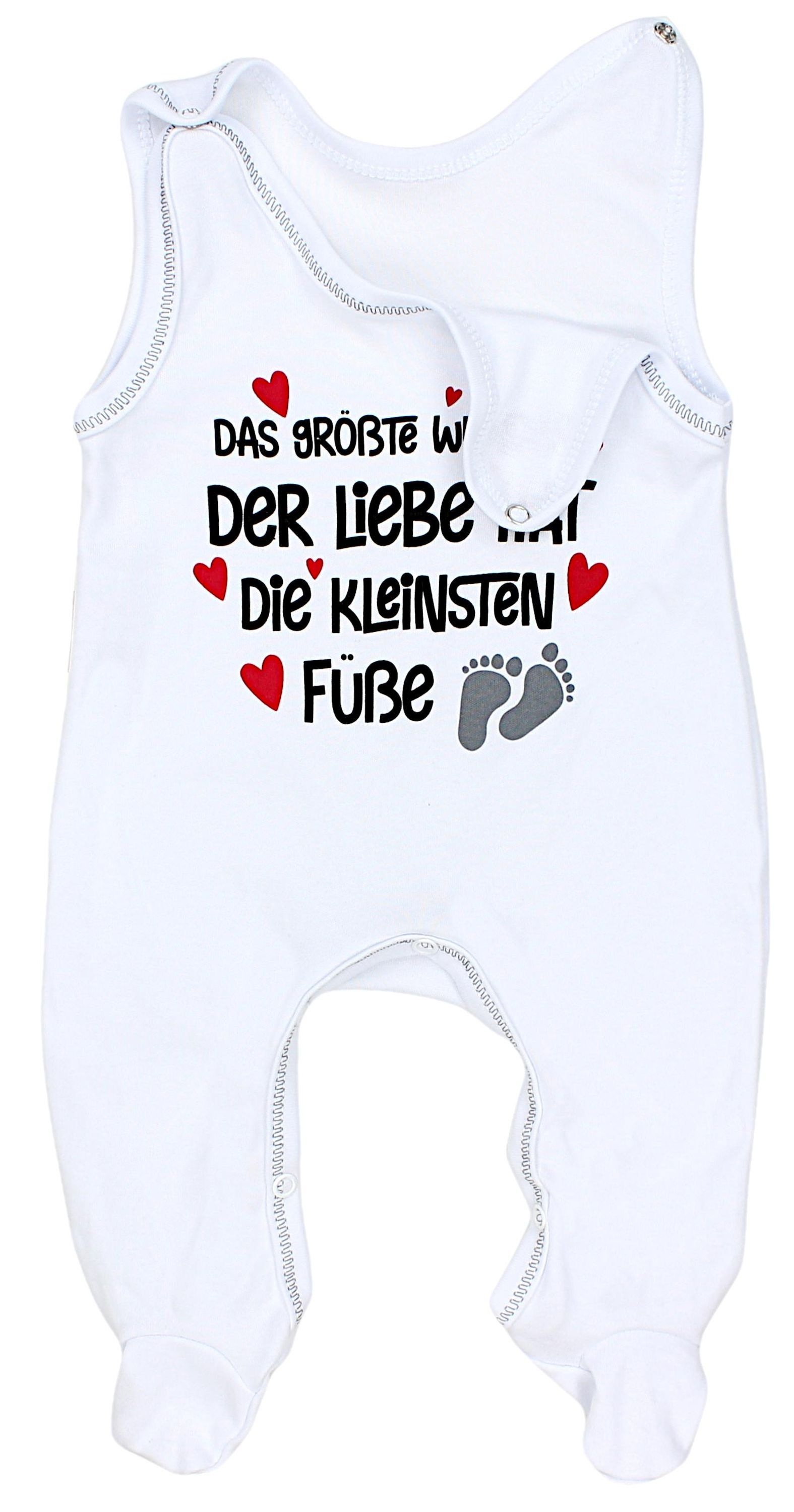 TupTam Strampler »Strampler Unisex Baby Strampler mit Spruch«