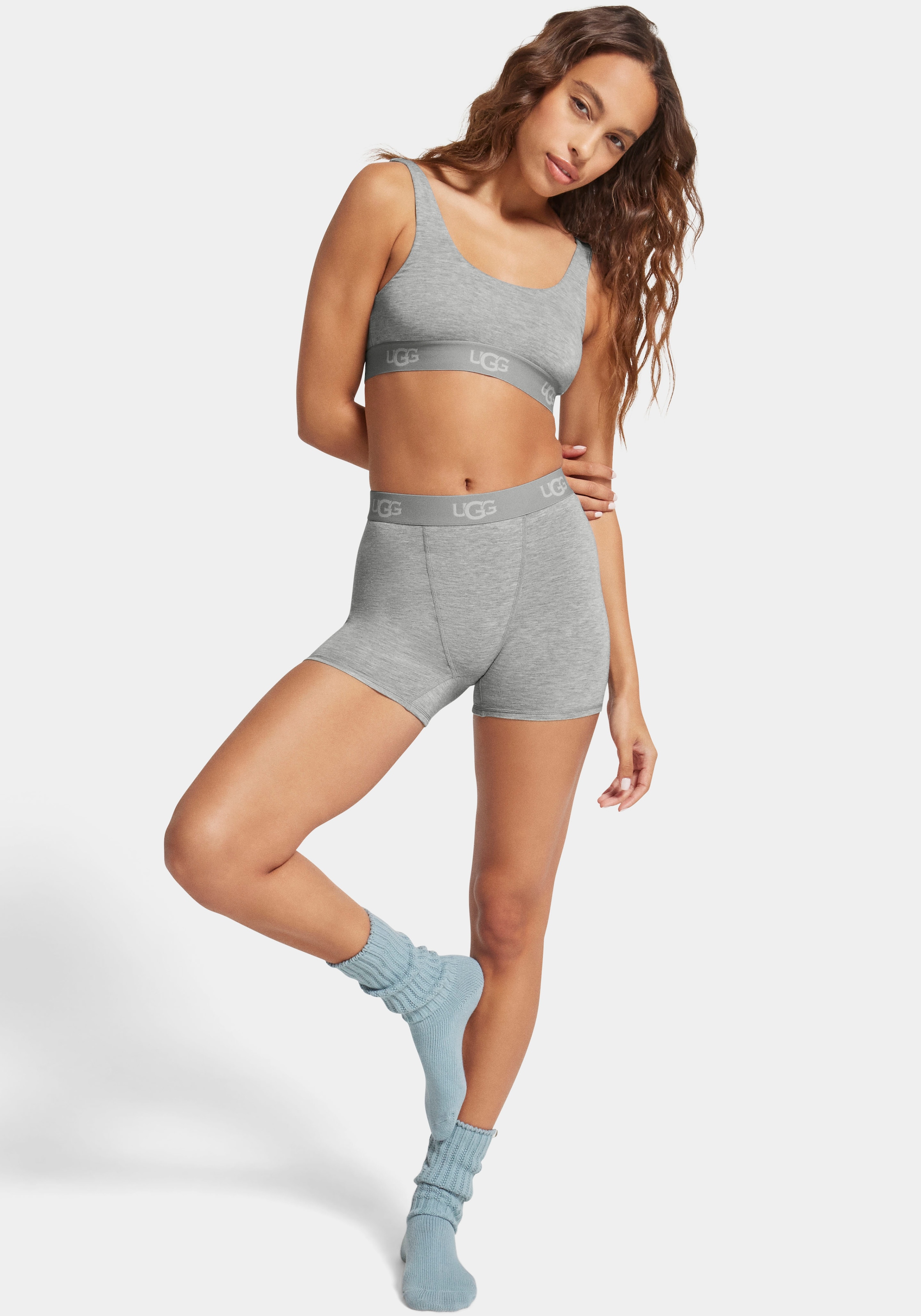 UGG Boxershorts »Alexiah Boy Short«, mit elastischem Logo-Bund