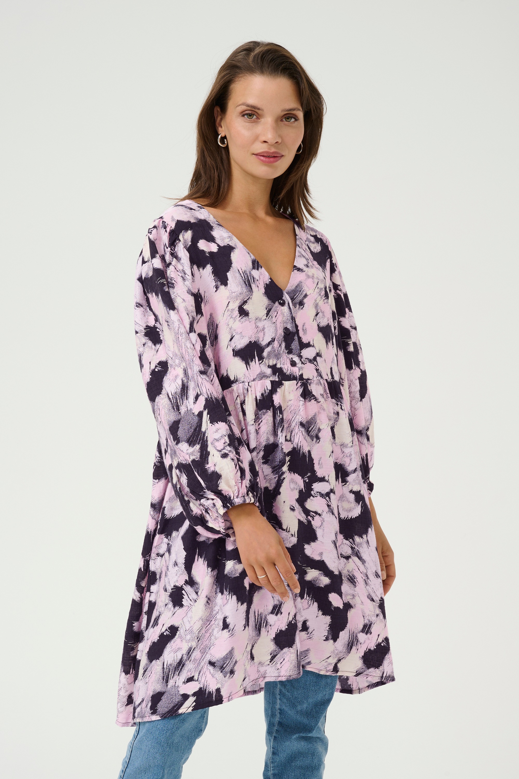 KAFFE Midikleid »Damen Kleid KAvictoria«