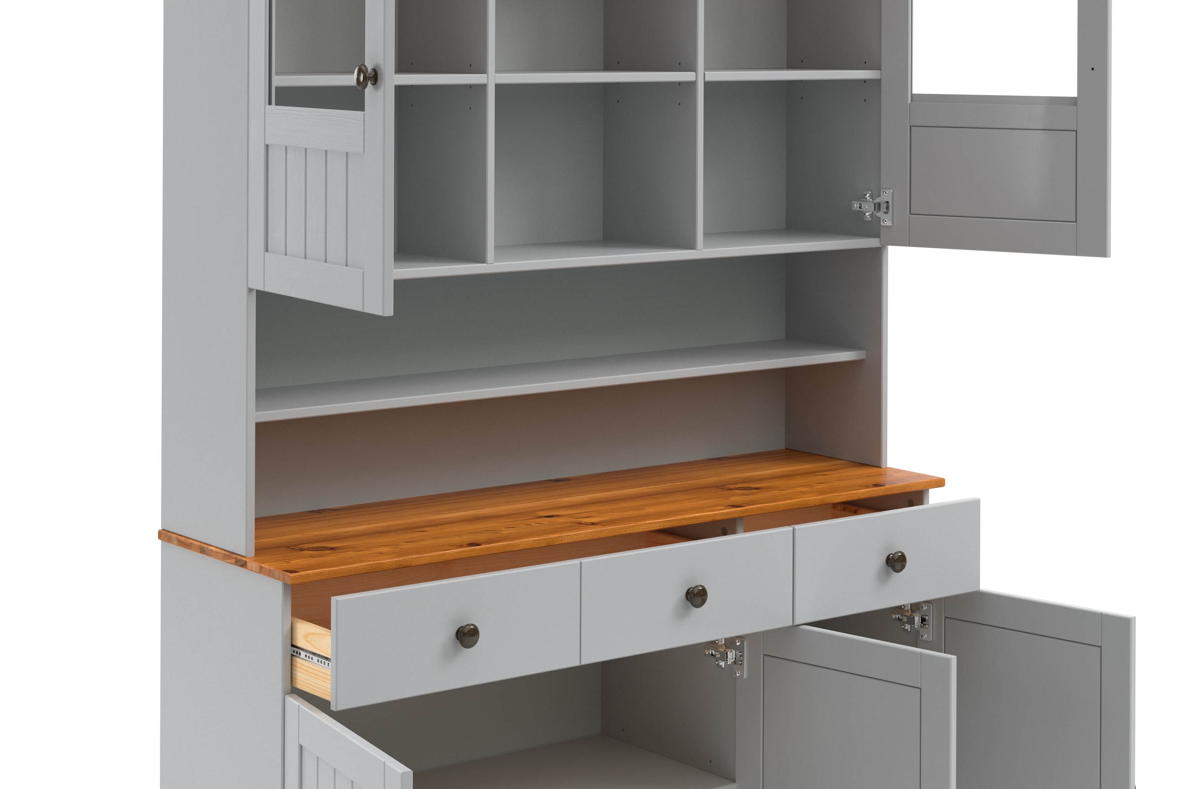 Home affaire Küchenbuffet »Alby2«, Mit Metallgriffen, Breite 125 cm