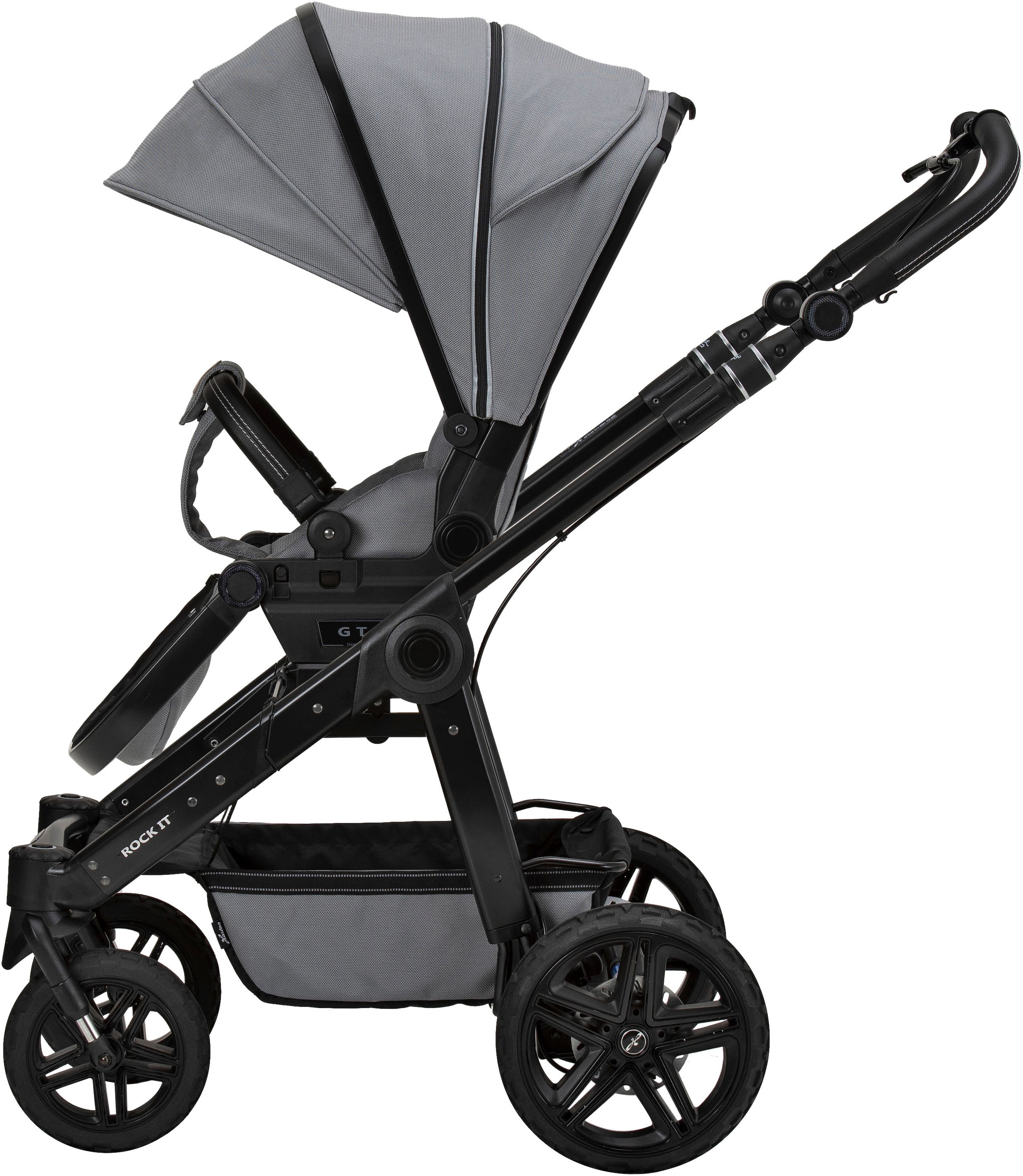 Hartan Kombi-Kinderwagen »Rock it Outdoor, mit Handbremse«, Lieferung ohne Adapter; Made in Germany