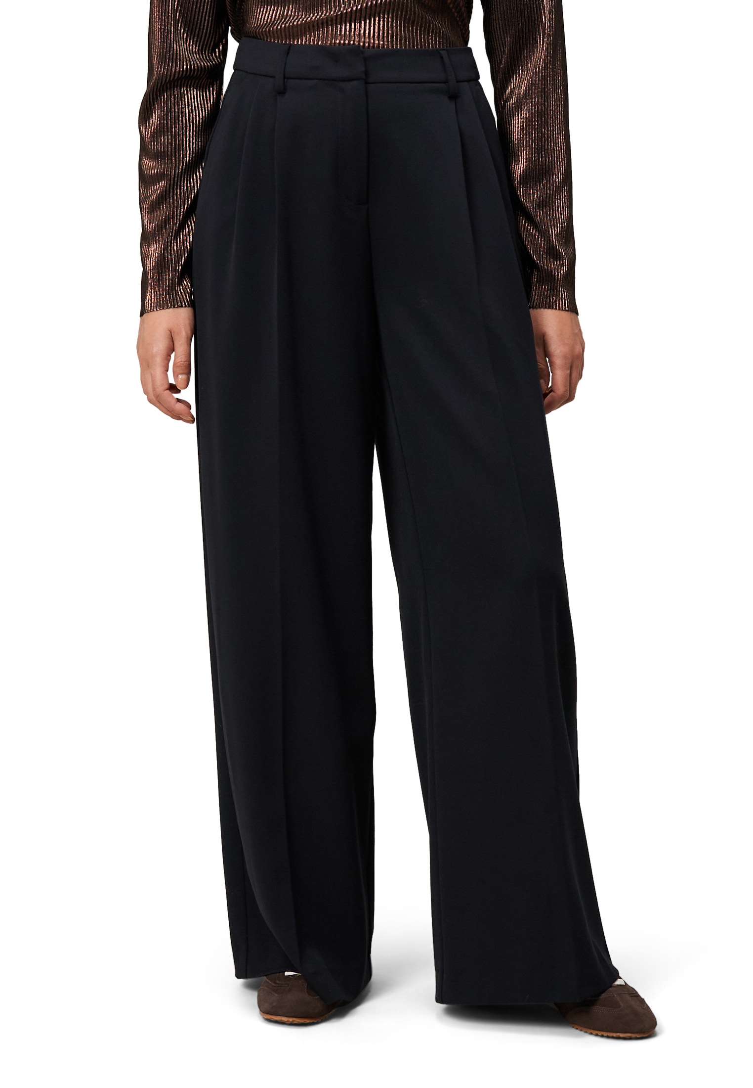 Zero Bundfaltenhose »Bundfaltenhose aus Viskose-Mix 32 Inch«