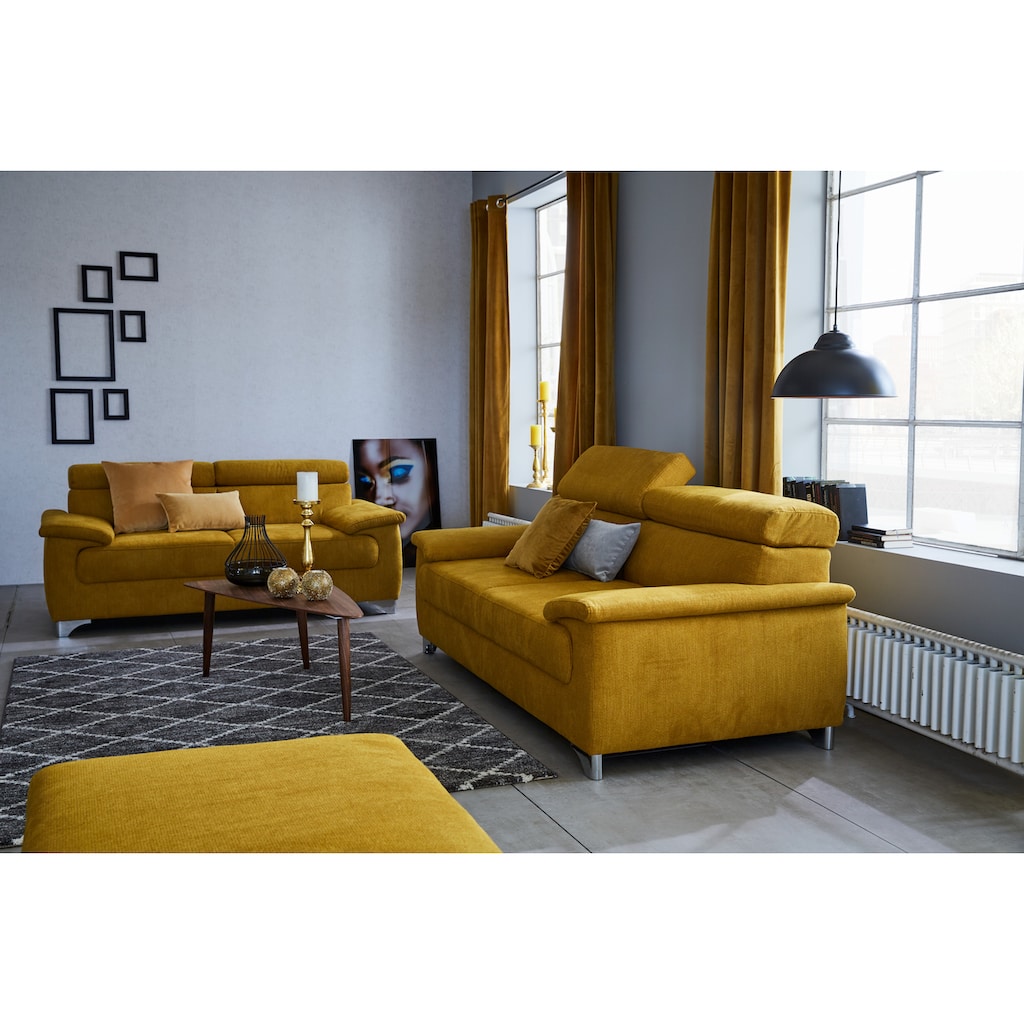 Guido Maria Kretschmer Home&Living Teppich »Paris«, rechteckig, 13 mm Höhe, gewebt, weiche Haptik, Rauten Design, Teppich Wohnzimmer Schlafzimmer Esszimmer