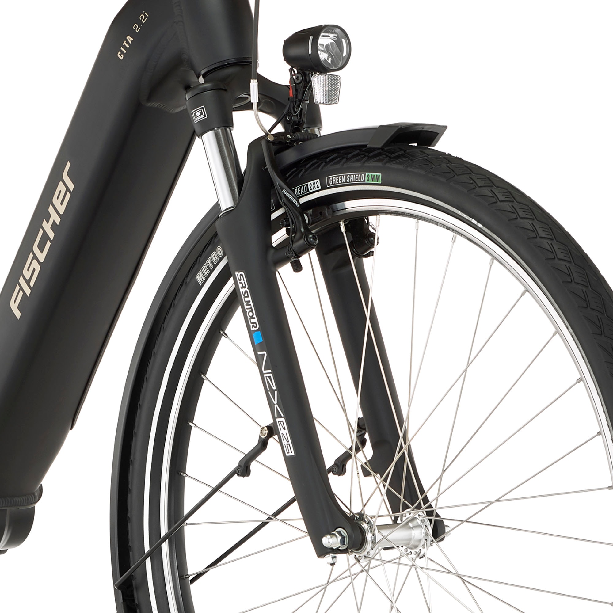 FISCHER Fahrrad E-Bike »CITA 2.2I 522«, 3 Gang, Shimano, Nexus, Mittelmotor 250 W, (Schloss), Pedelec, Elektrofahrrad für Damen u. Herren