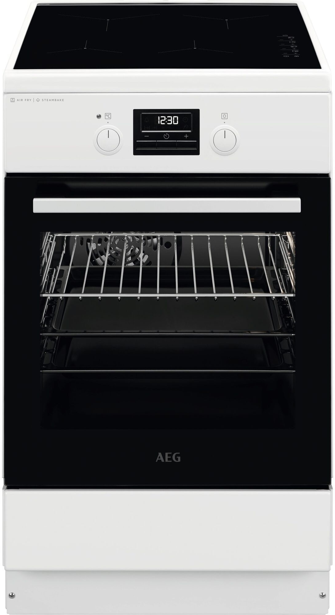 AEG Induktions-Standherd »CIB56494BW 943005695«, mit FlexiRunners™ – Teilauszug (2 Paar), Multilevel Cooking