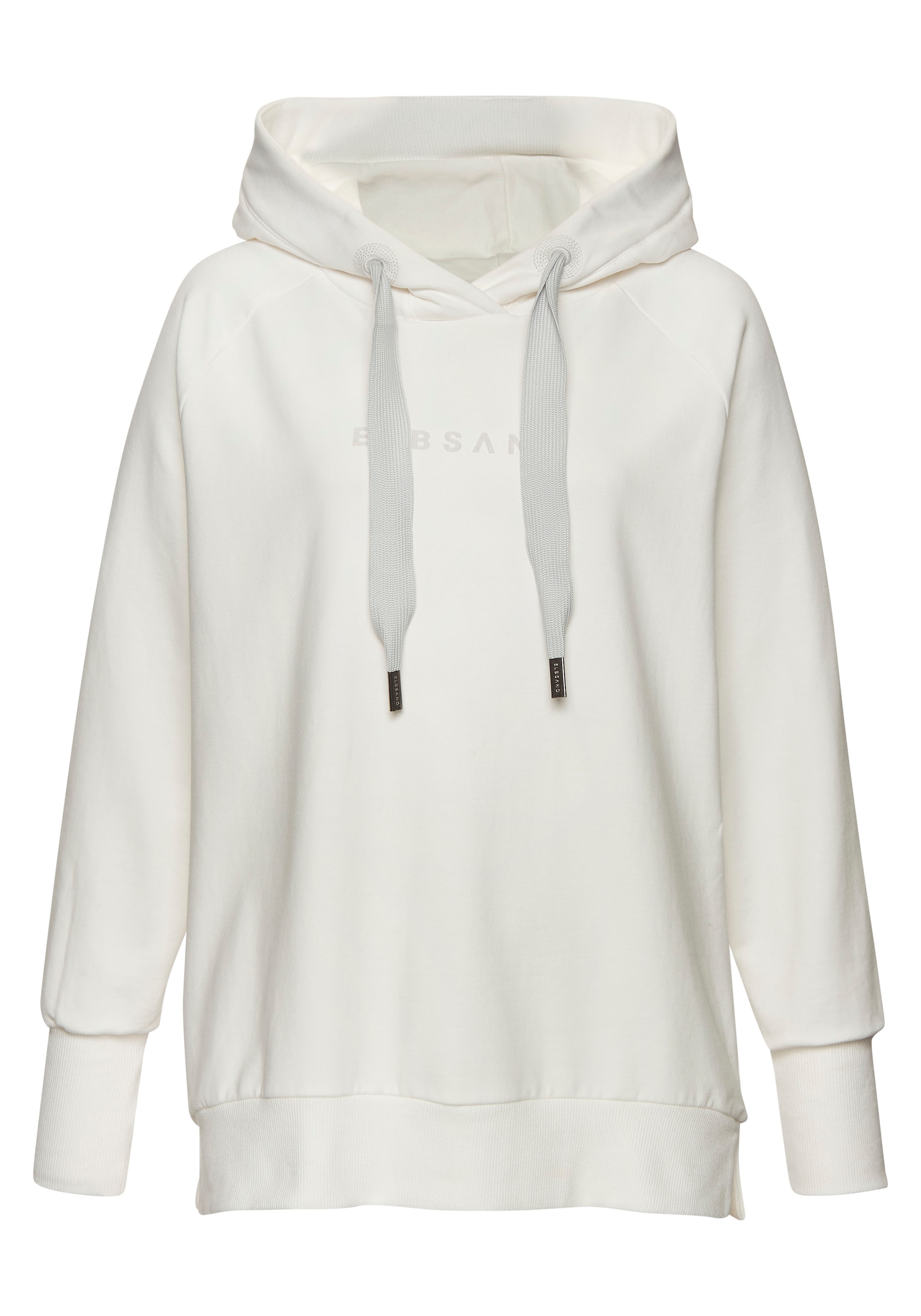 Elbsand Kapuzensweatshirt »Svana«, mit Logoprint, bequemer Hoodie, seitliche Schlitze