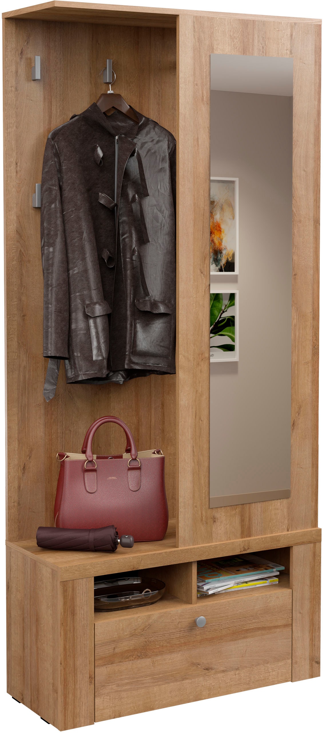 Home affaire Kompaktgarderobe »Larona«, Breite 84,5 cm