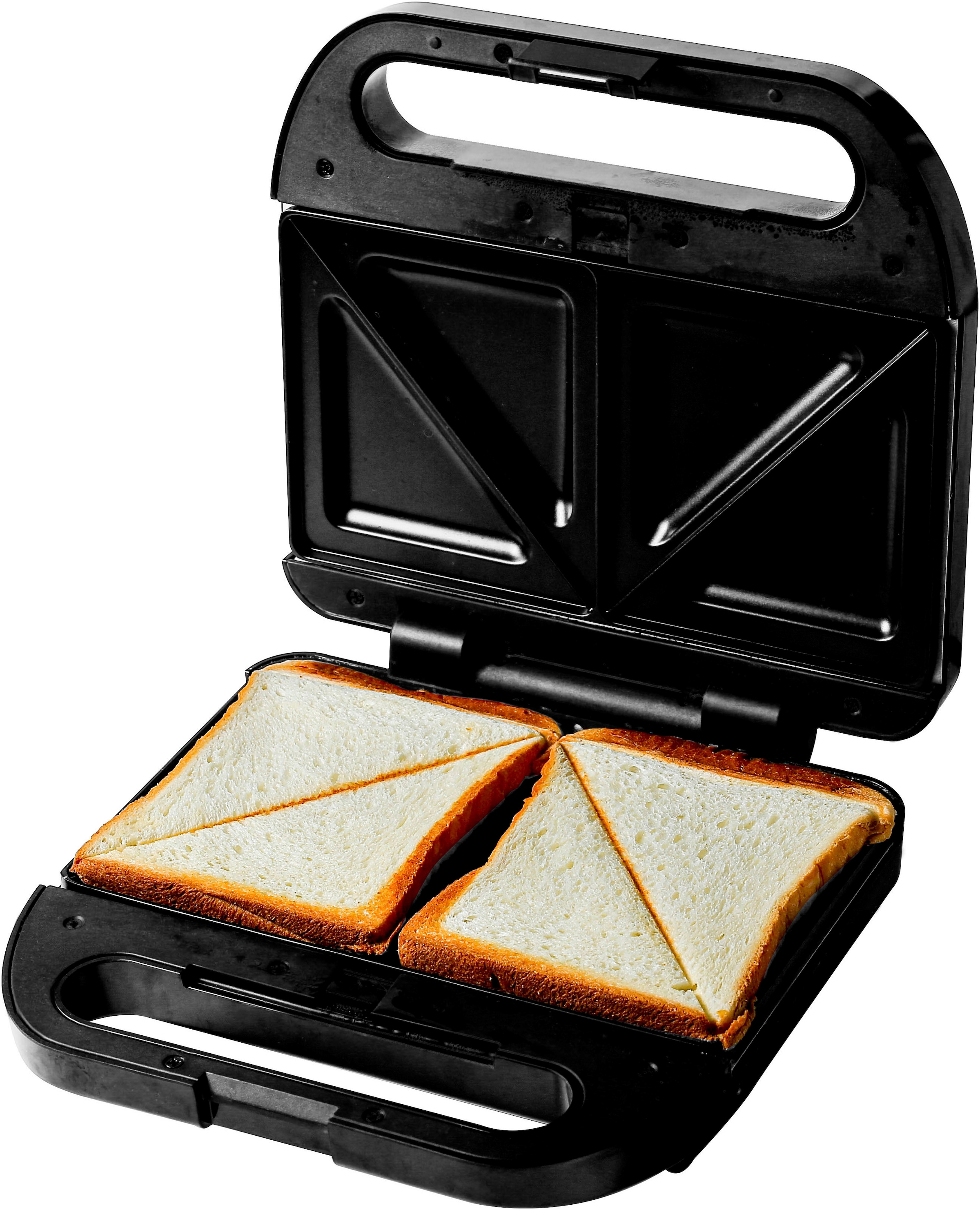 Hanseatic Waffeleisen »HWM750BD 3-in-1-Sandwichmaker, Waffeleisen & Kontaktgrill«, 750 W, antihaftbeschichtete, abnehmbare Platten