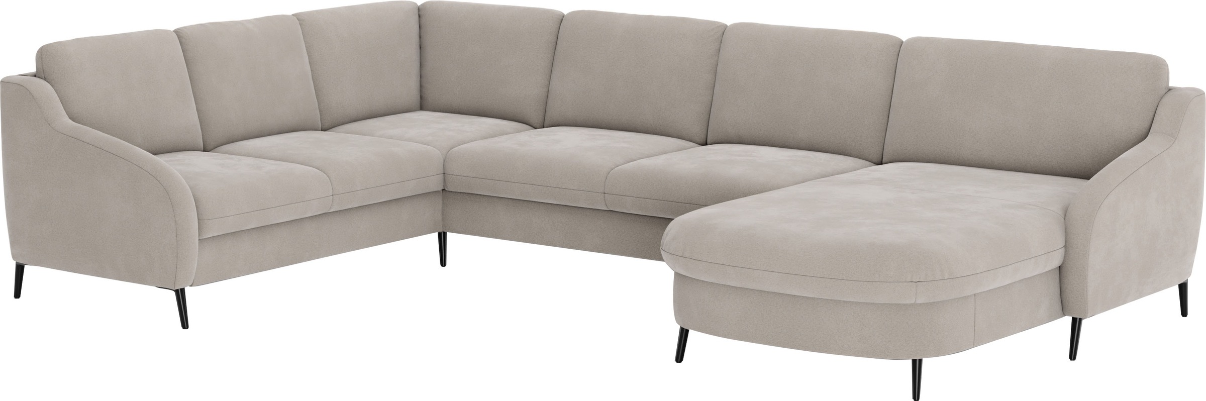 sit&more Wohnlandschaft »Soul U-Form«, wahlweise mit Bettfunktion und Bettkasten oder Schubkasten
