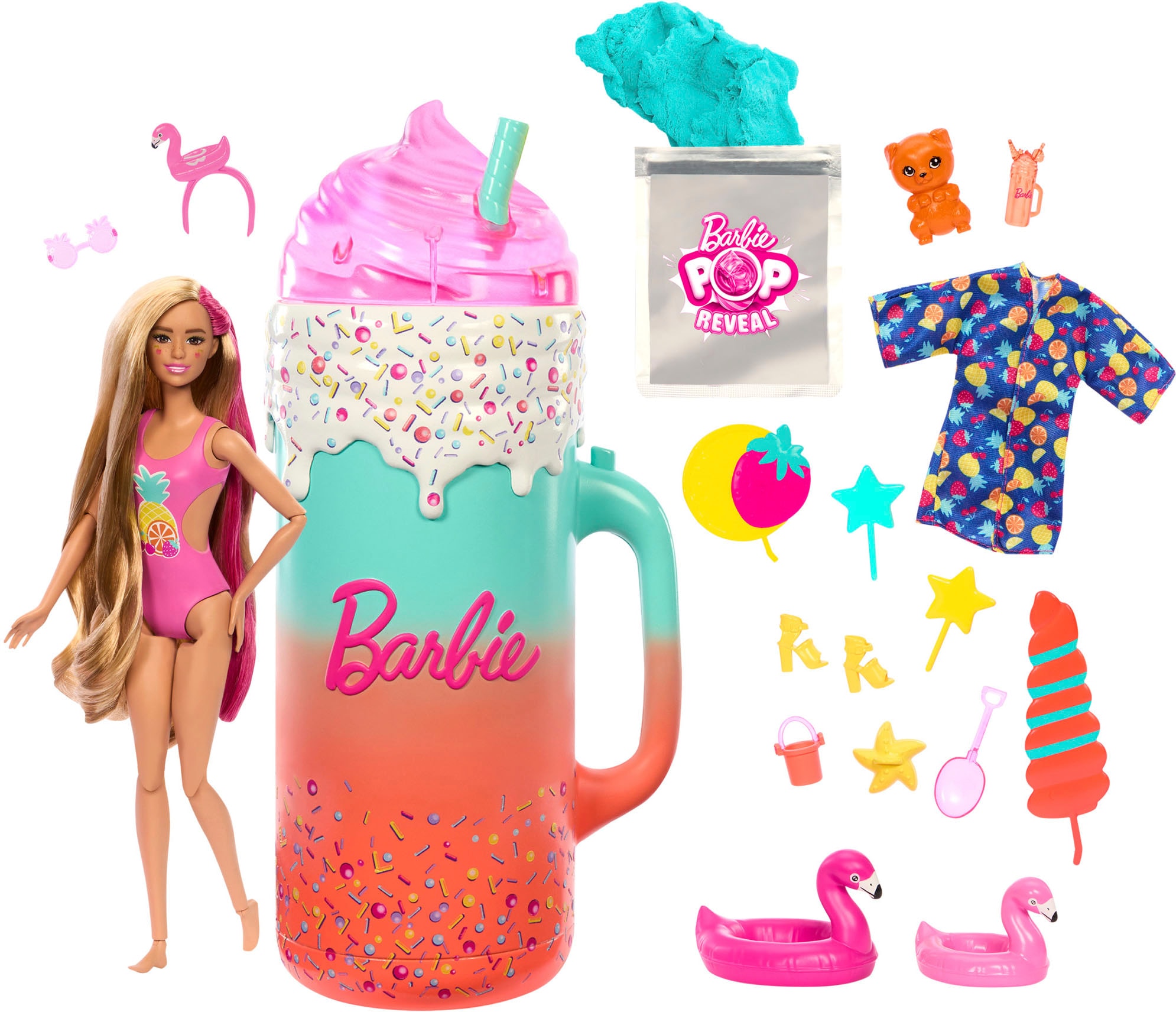 Barbie Anziehpuppe »Pop! Reveal, Tropical Smoothie«