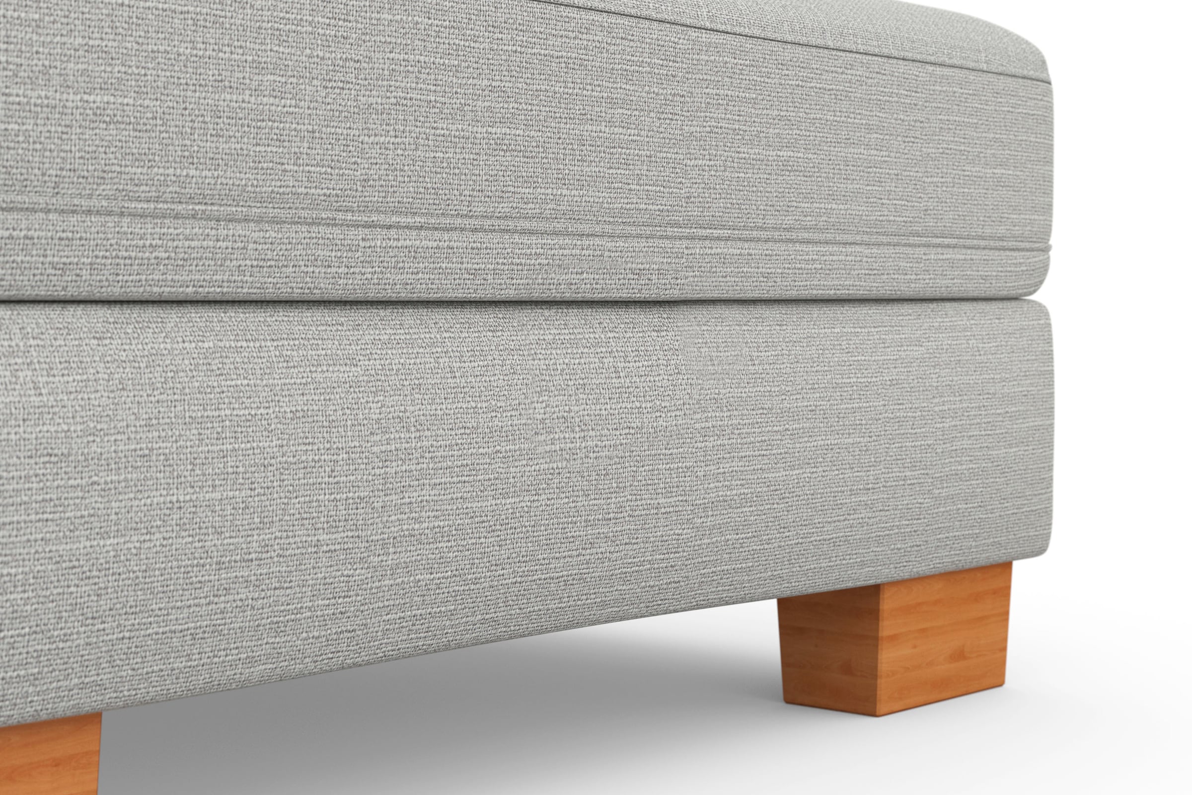 sit&more Wohnlandschaft »Dundee U-Form« mit Federkern und Massivholzfüßen, wahlweise mit Kopfteilverstellung