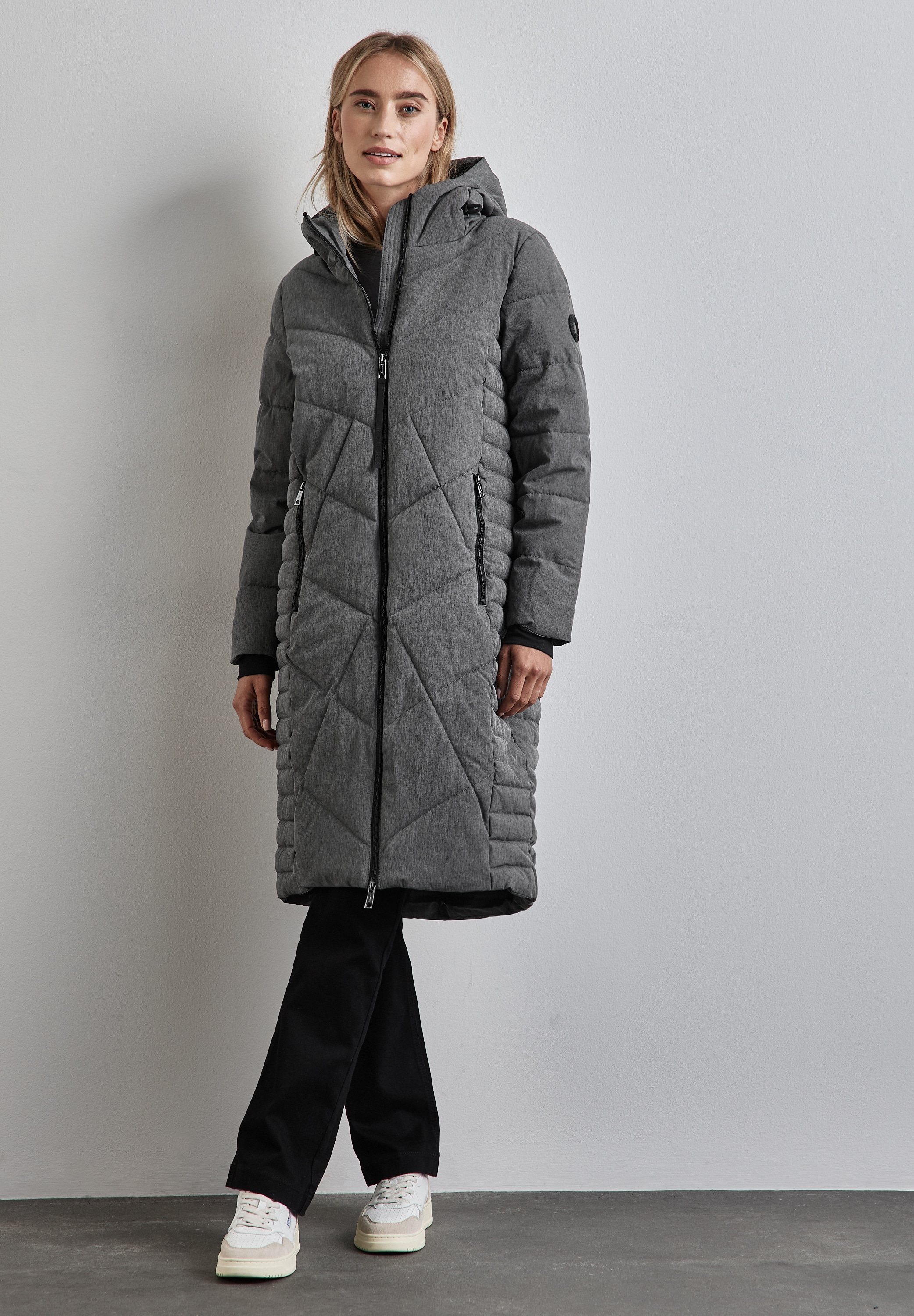 STREET ONE Steppjacke, mit Kapuze, mit Kapuze