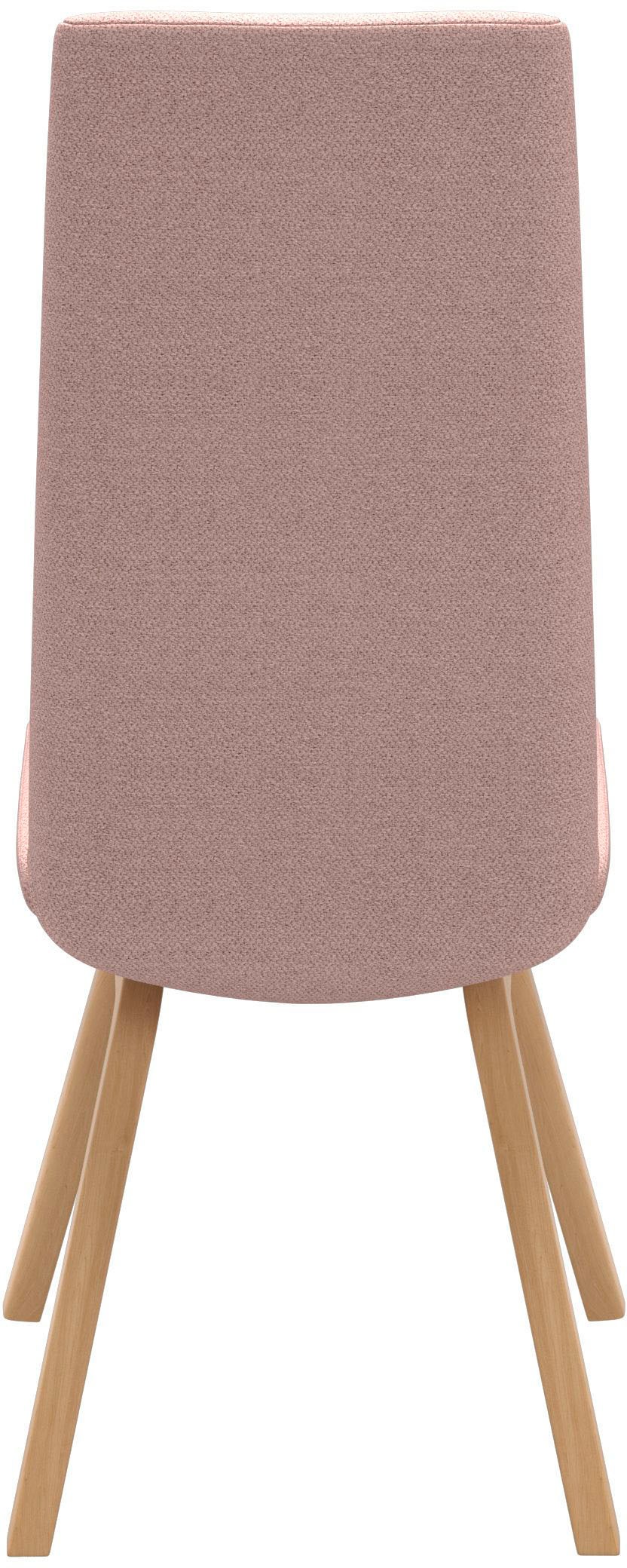 Stressless® Polsterstuhl »Laurel«, ROHLEDER Stoff Q2 FARON, High Back, Größe M, mit schräggestellten Beinen in Eiche natur