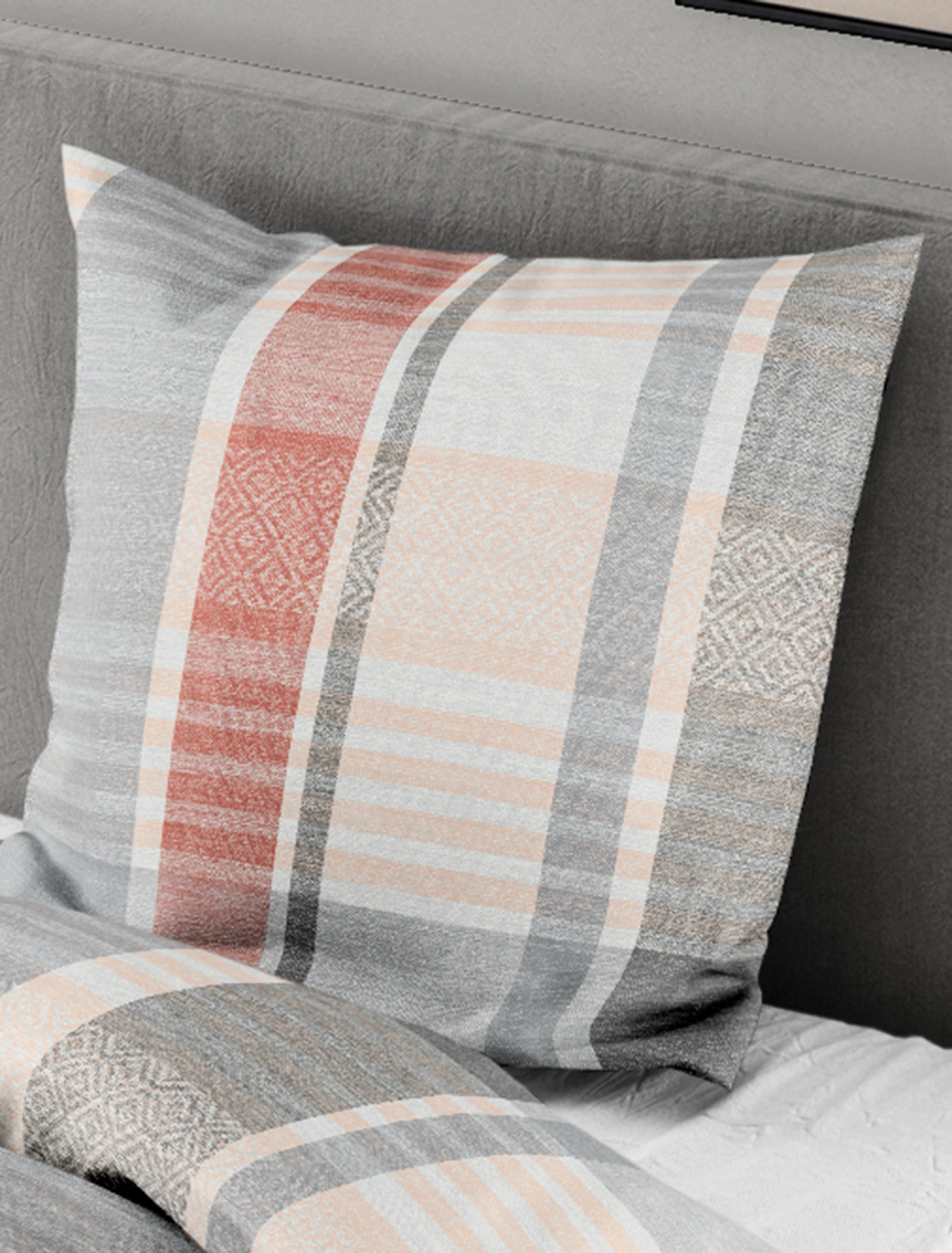 BIERBAUM Bettwäsche »Bettwäsche 4096« 2 Mako-Satin, 100  % Baumwolle, pflegeleicht, seidig glänzend