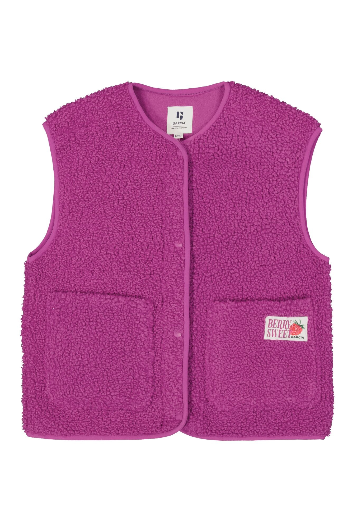 Garcia Strickweste mit Stickerei