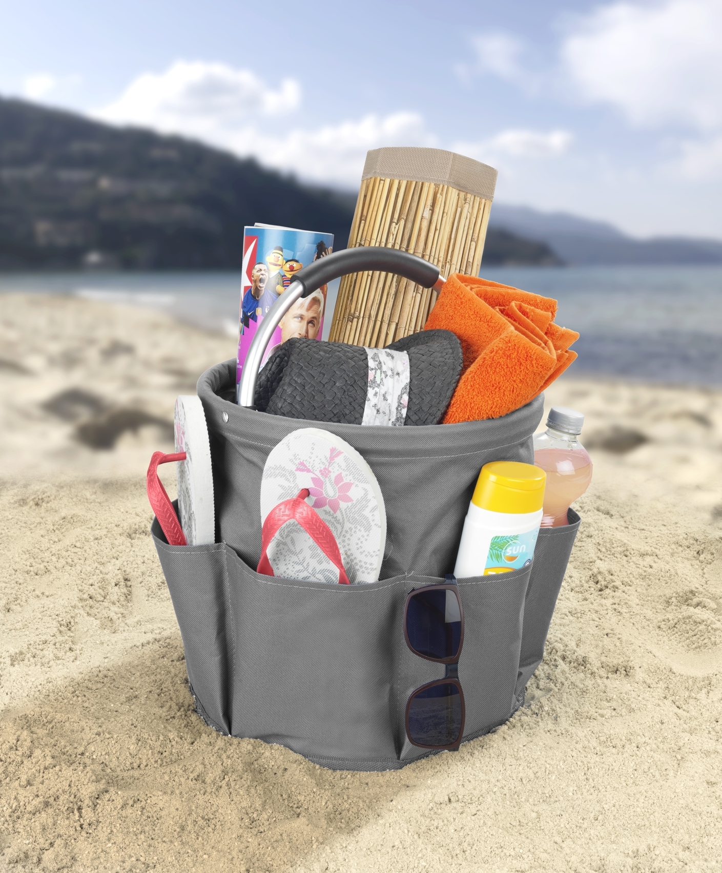 WENKO Organizer »Universal-Reinigungs-Caddy« Allzweckkorb mit 6 Außentaschen, ideal für Haushalt, Garten & Camping