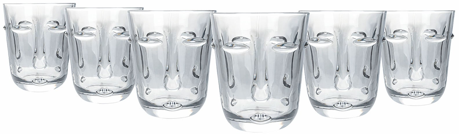 Villa d'Este Gläser-Set »Vis à Vis Transparent«, (Set, 6 tlg.), Wassergläser-Set 300 ml kaufen