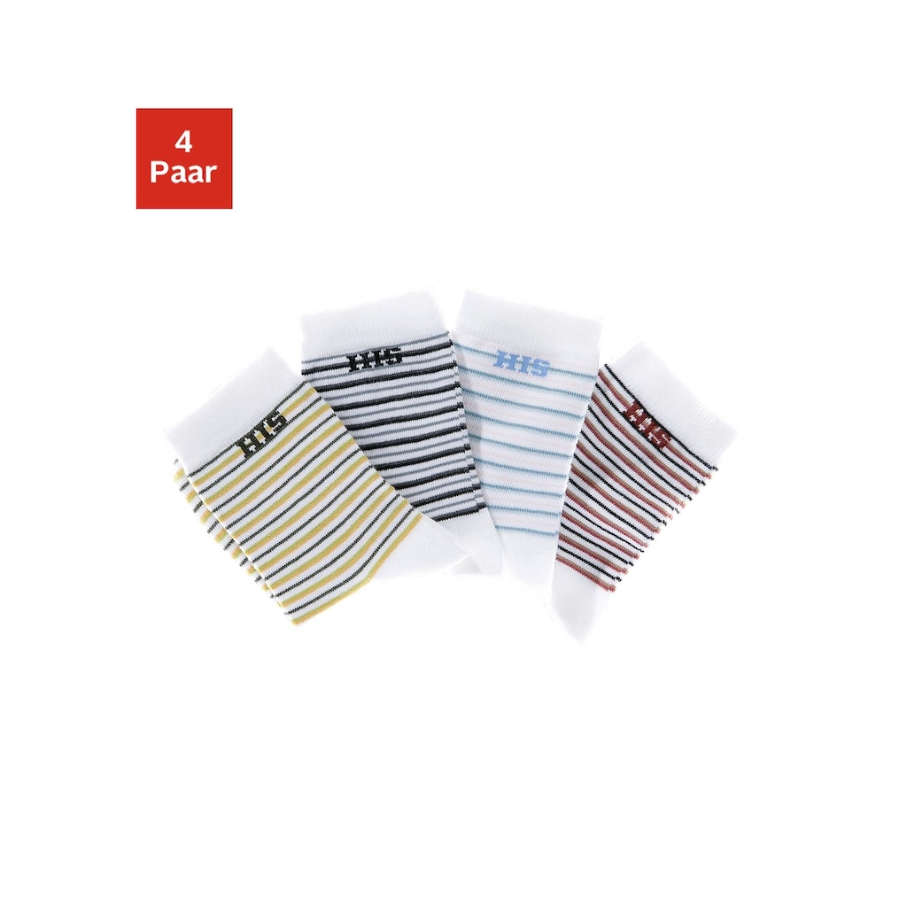 H.I.S Basicsocken, (Set, 4 Paar)