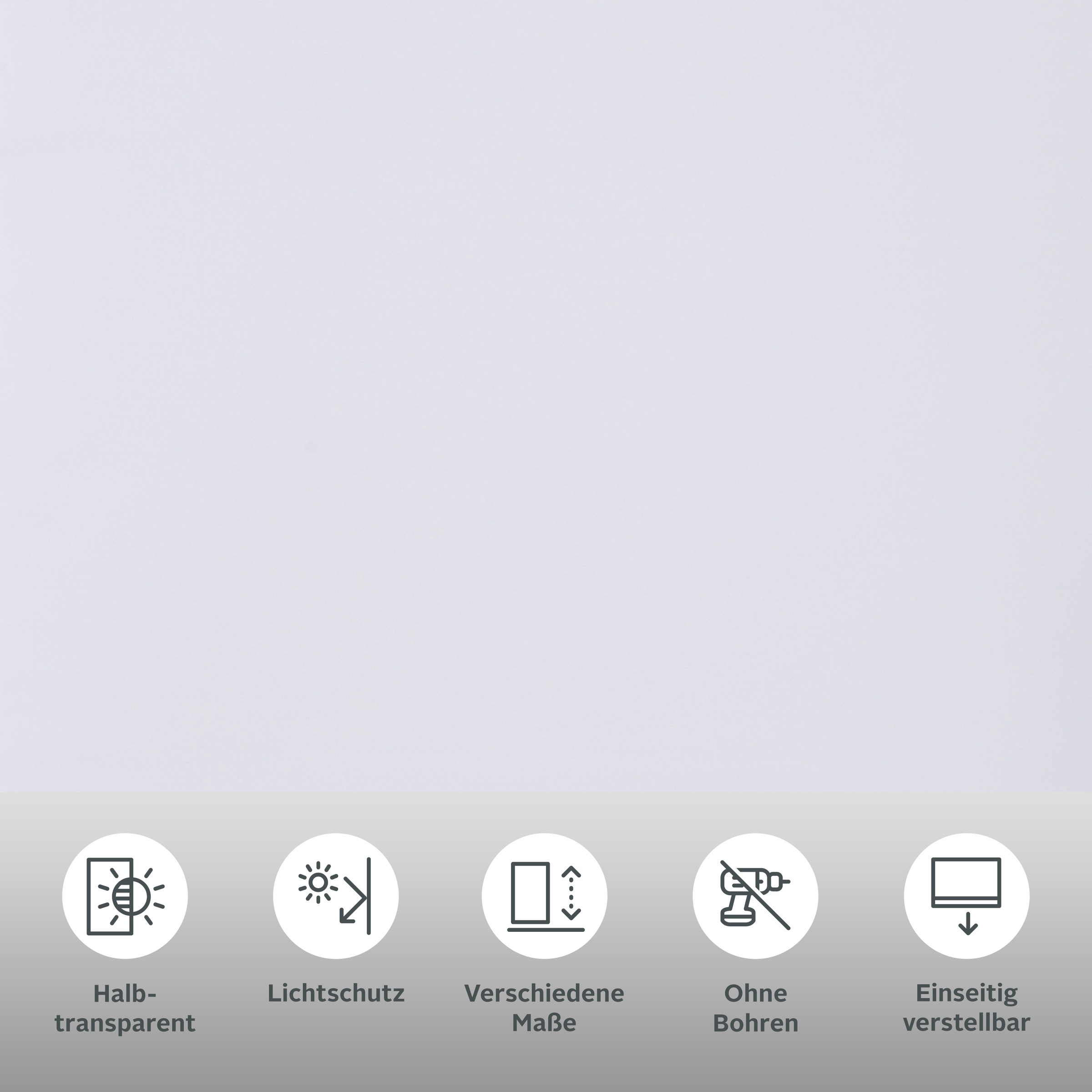 my home Seitenzugrollo »Themse-Uni« Lichtschutz Sichtschutz ohne Bohren freihängend Bestseller mit 1500 4,5-Sterne-Bewertungen, Klemmträger Bestseller