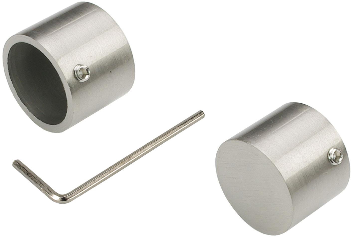 Liedeco Gardinenstange »CELKEGEL02SG2L«, 2 läufig-läufig, Fixmaß, 2-läufig im Fixmaß Ø 25 mm