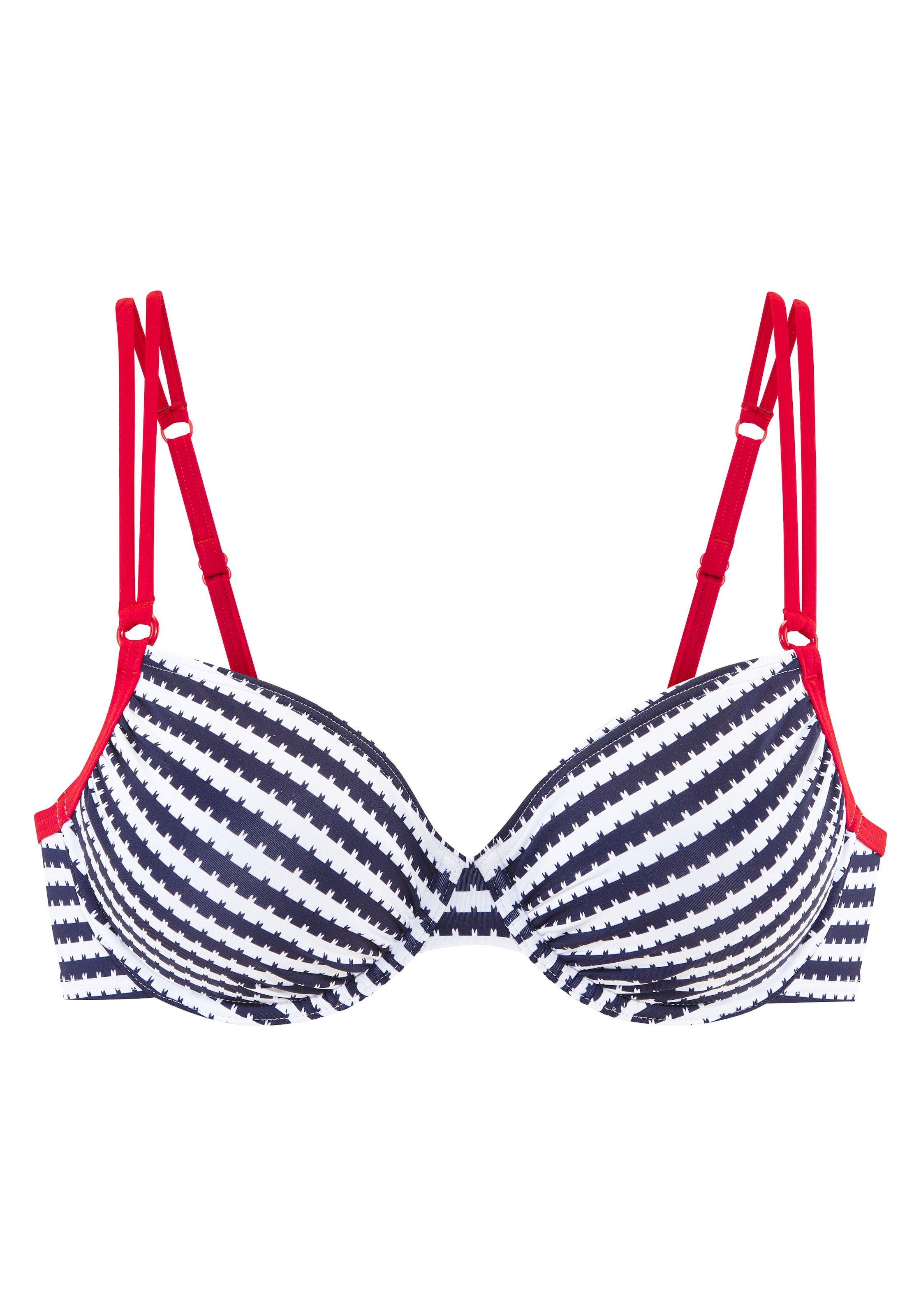 s.Oliver Bügel-Bikini-Top »Elain« mit kontrastfarbigen Zierringen