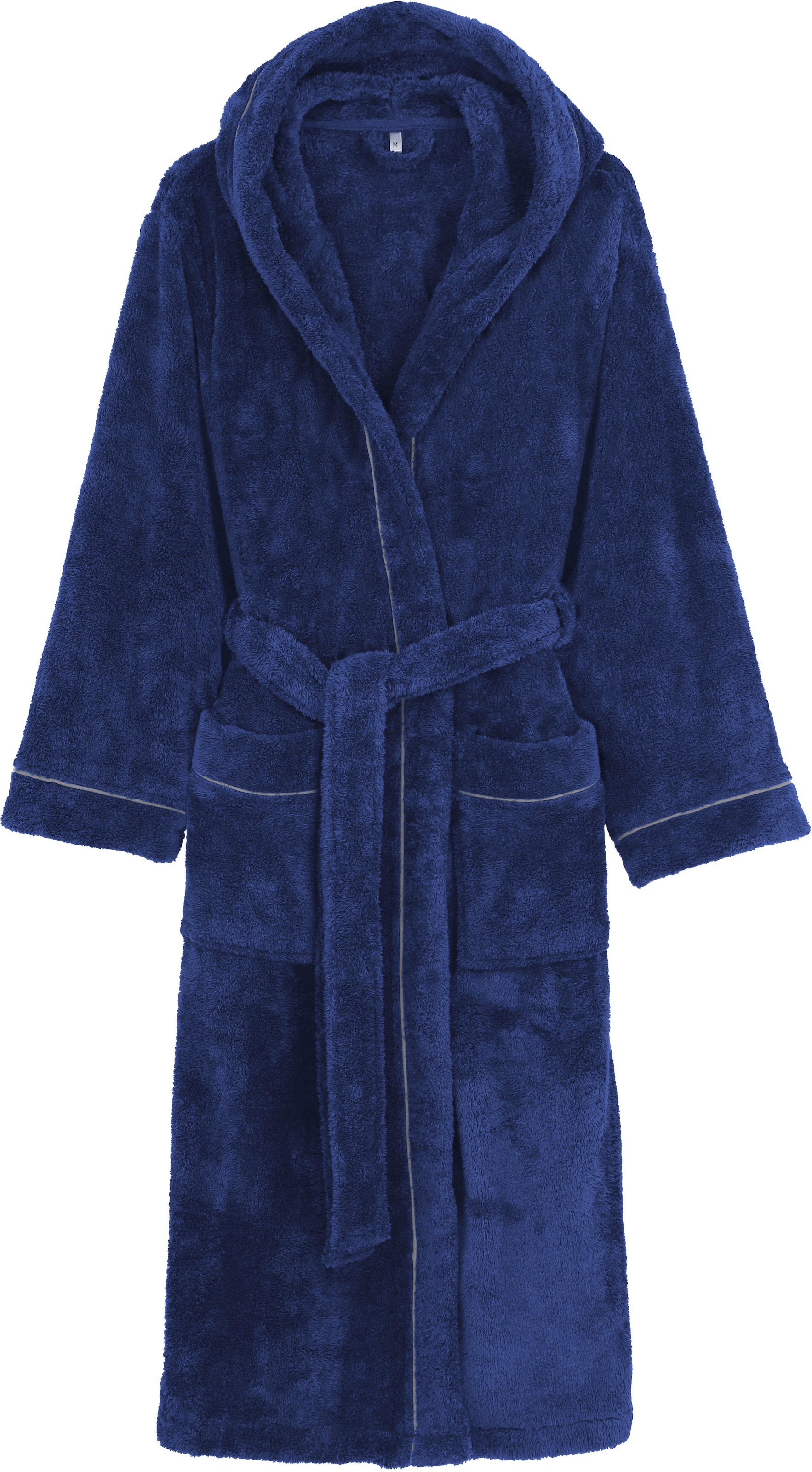 my home Unisex-Bademantel »Lillou, ideal für Sauna & Spa, Hotelbademantel, Morgenmantel«, (1 St.), kuschelig weicher Fleece, für Damen und Herren, XS-3XL