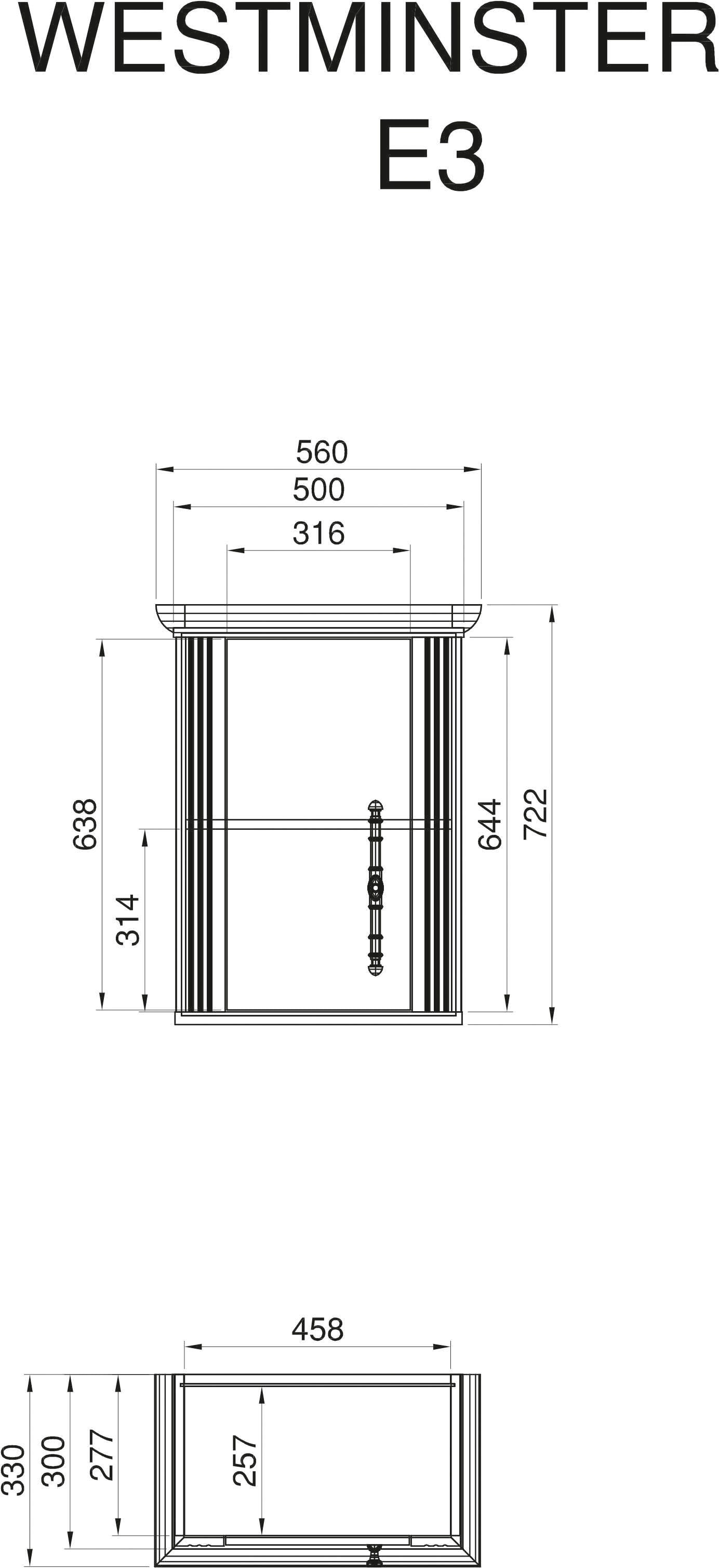 KOCHSTATION Küche »KS-Westminster«, Breite 270 cm, ohne E-Geräte