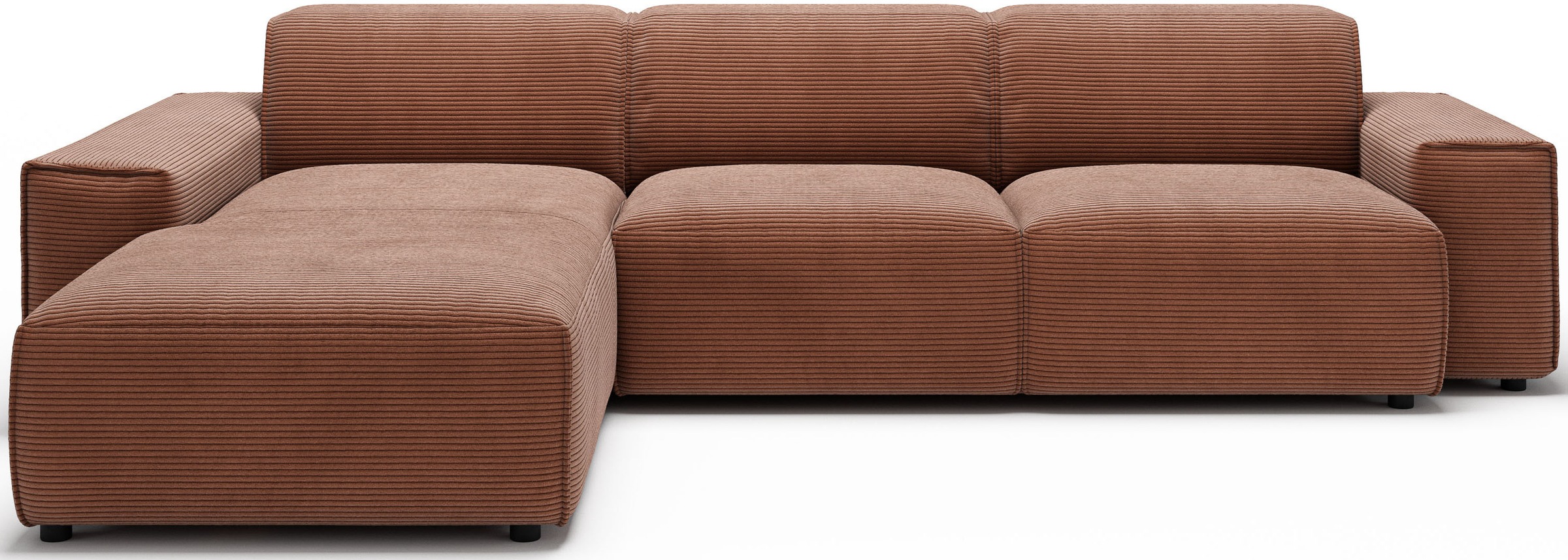 andas Ecksofa »Glimminge auch in Breitcord, Feincord, Bouclé + Easy care-Bezug«, L-Form, Breite 294, Zierkissen