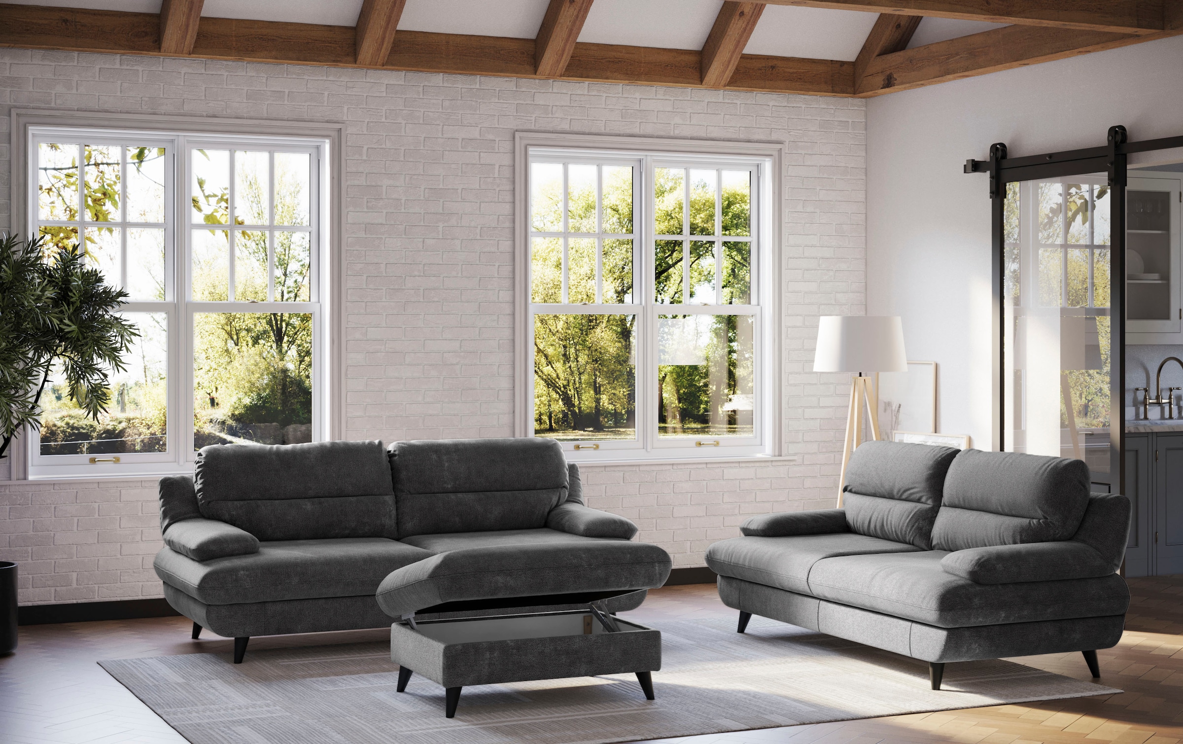 COTTA Hocker »Pike Hocker mit Stauraum« Stauraum