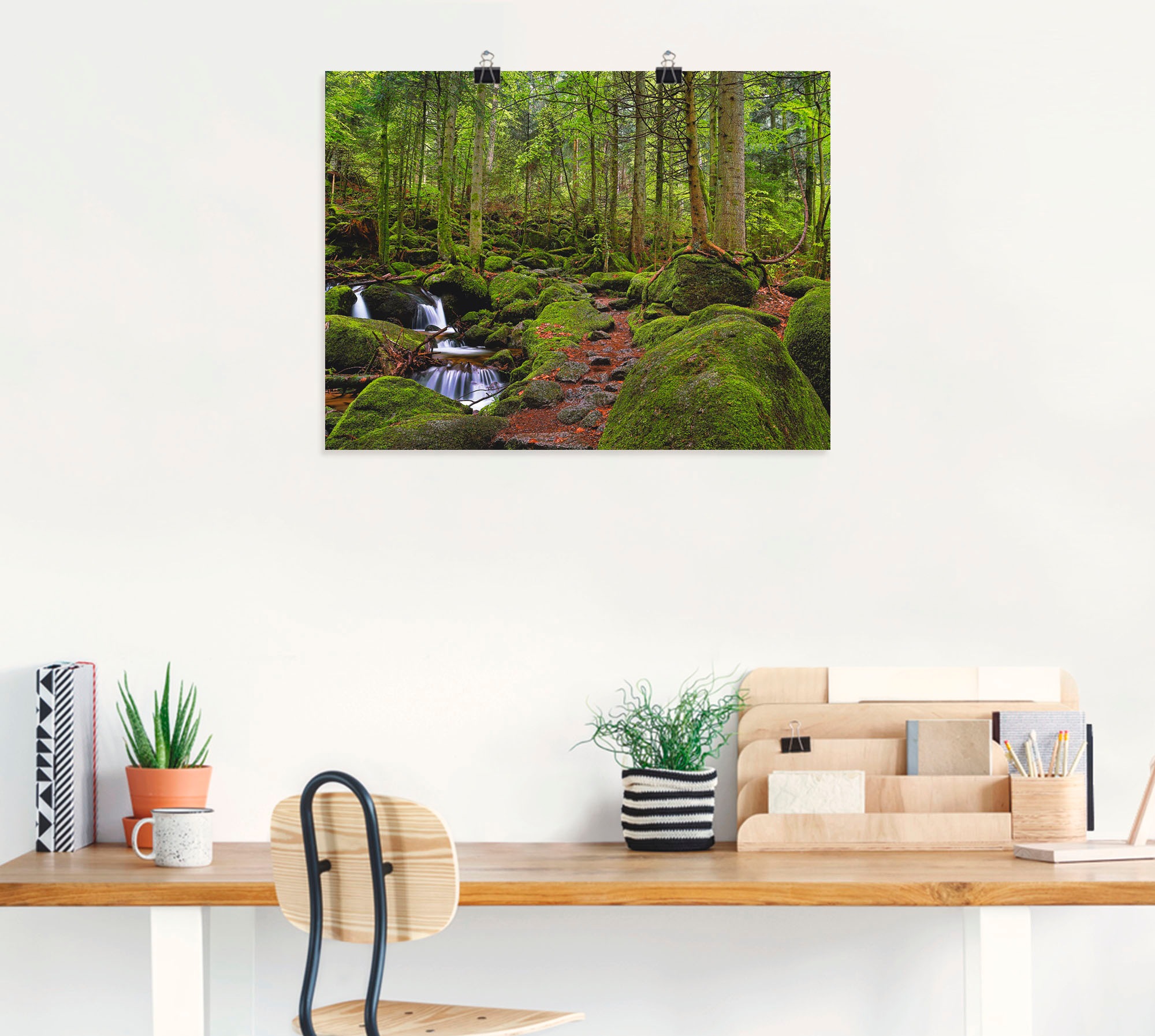 Artland Wandbild »Zauberwald«, Wald, (1 St.), als Leinwandbild, Poster in verschied. Größen
