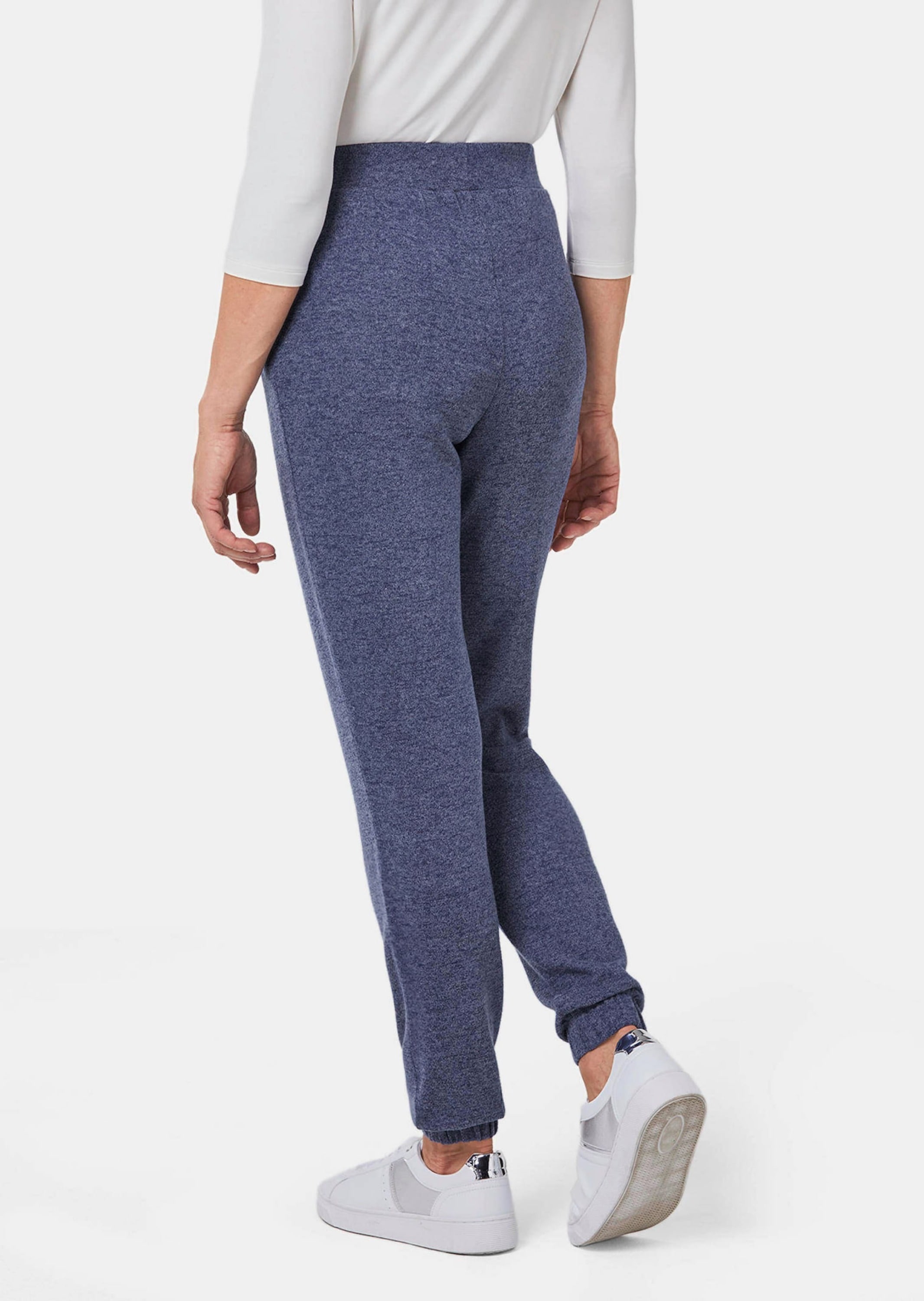 GOLDNER Stoffhose »Flausch-Schlupfhose Bequeme Flausch-Freizeithose mit Bündchen«
