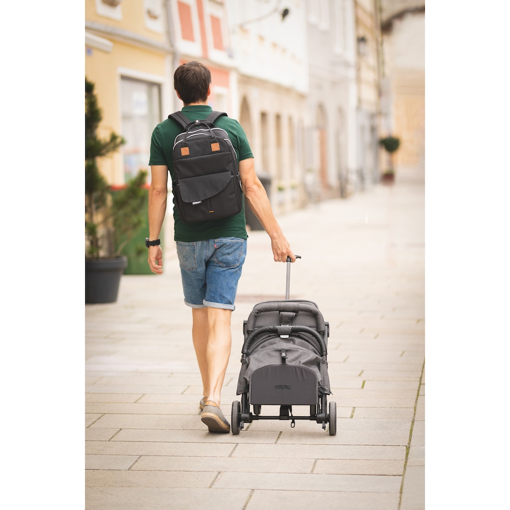 Fillikid Sport-Kinderwagen »Styler, hellgrau melange«, mit Trolleygriff