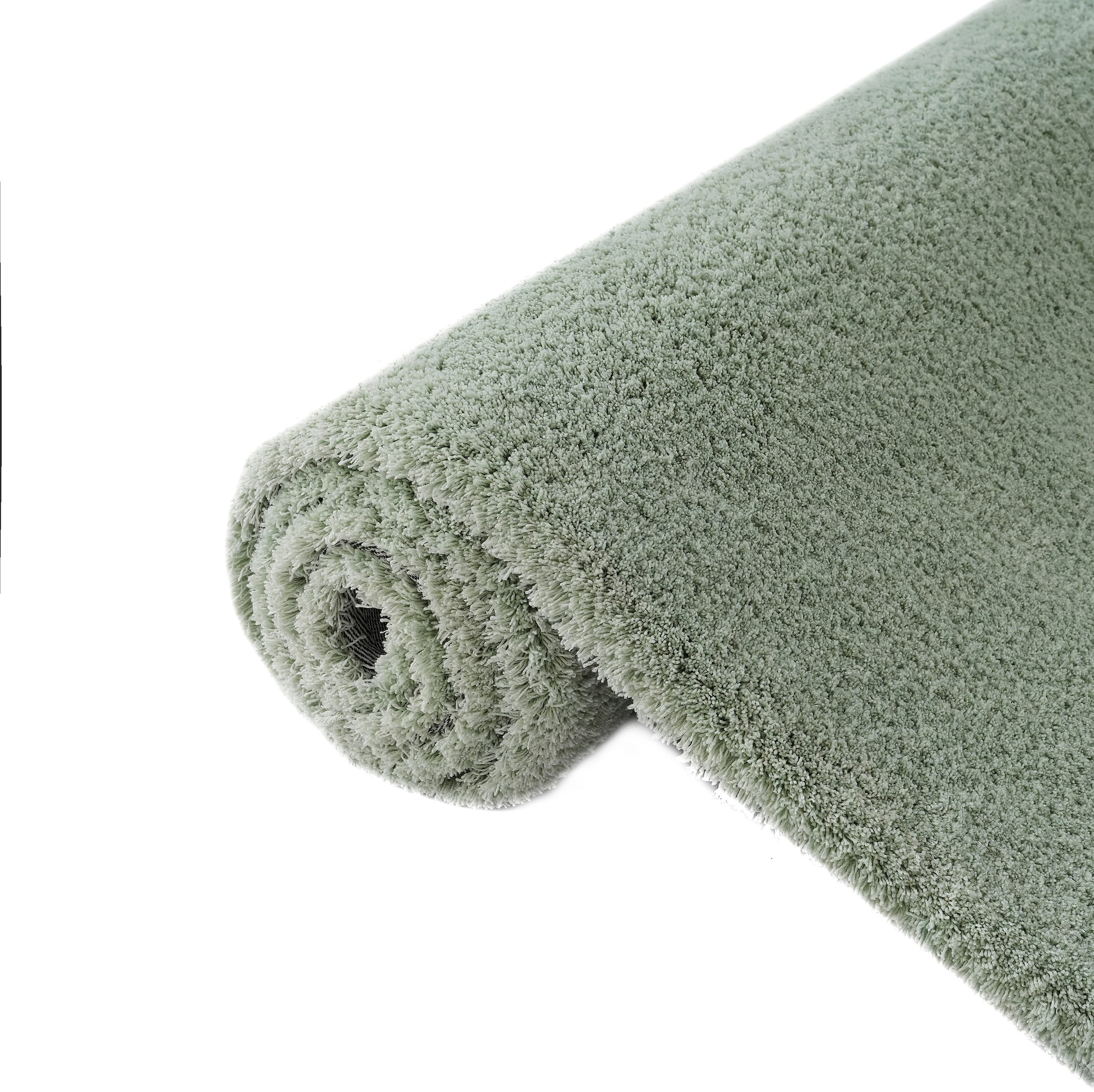 my home Hochflor-Teppich »Microfaser Teppich Magong, besonders weich, sehr feiner Flor«, rechteckig, 25 mm Höhe, uni, Wohnzimmer, Schlafzimmer, Kinderzimmer, auch rund und als Läufer