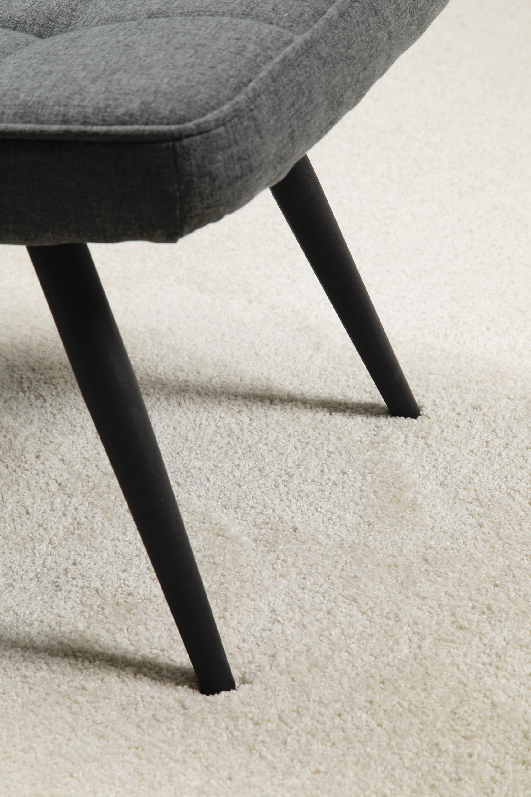 Wecon home Teppich »Wogh« quadratisch 25 mm Höhe Kurzflor, maschinell gewebt, robust, Wohn- & Schlafzimmer, einfarbig