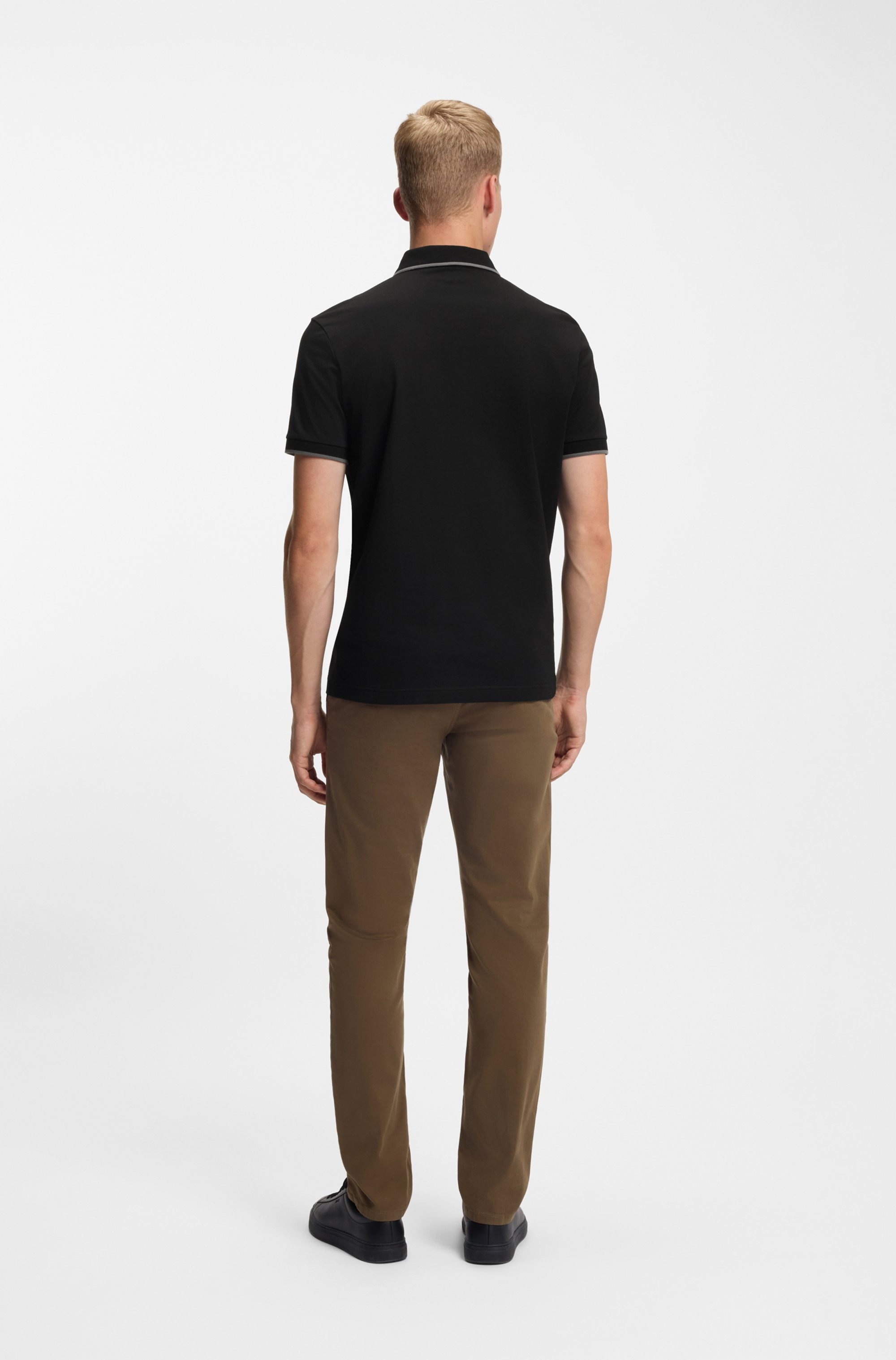 BOSS ORANGE Poloshirt »Passertip« mit BOSS Logo-Badge