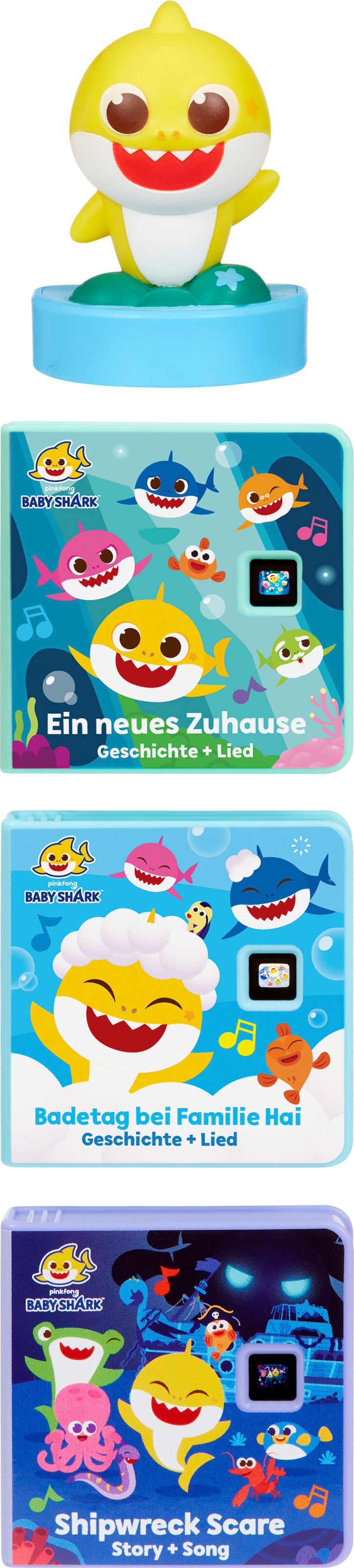Little Tikes® Hörspielkassette »Story Dream Machine, Großer Hai, Kleiner Hai Familien-Kollektion« passend für Story Dream Machine