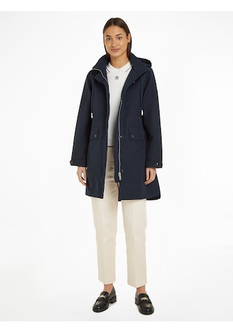 Parka »ESSENTIAL COTTON BLEND PARKA«, mit Kapuze