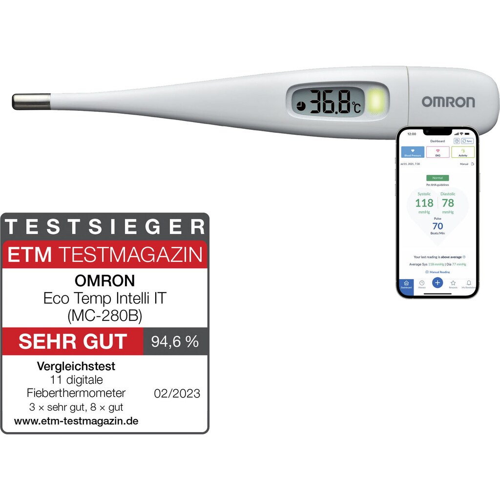 Omron Fieberthermometer »MC-280B-E Eco Temp Intelli IT«